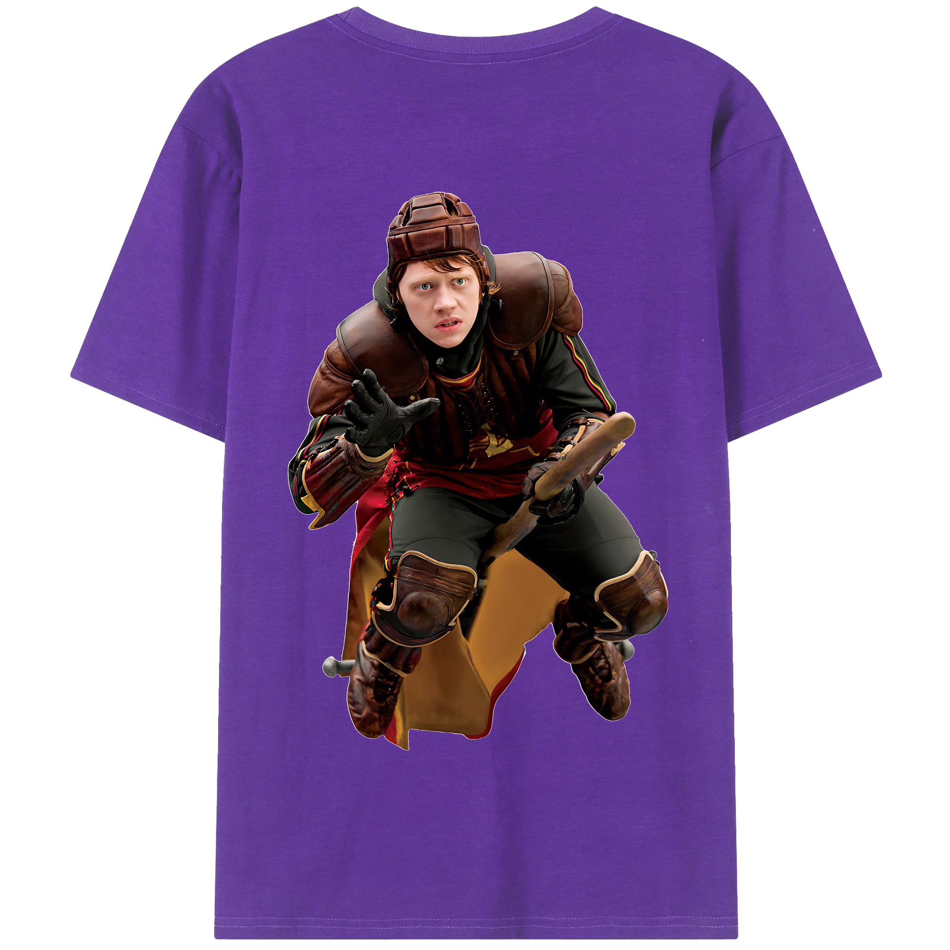 （画像用） Harry Potter ハリー・ポッターシリーズ 綿100％半袖Tシャツ（背面プリント）