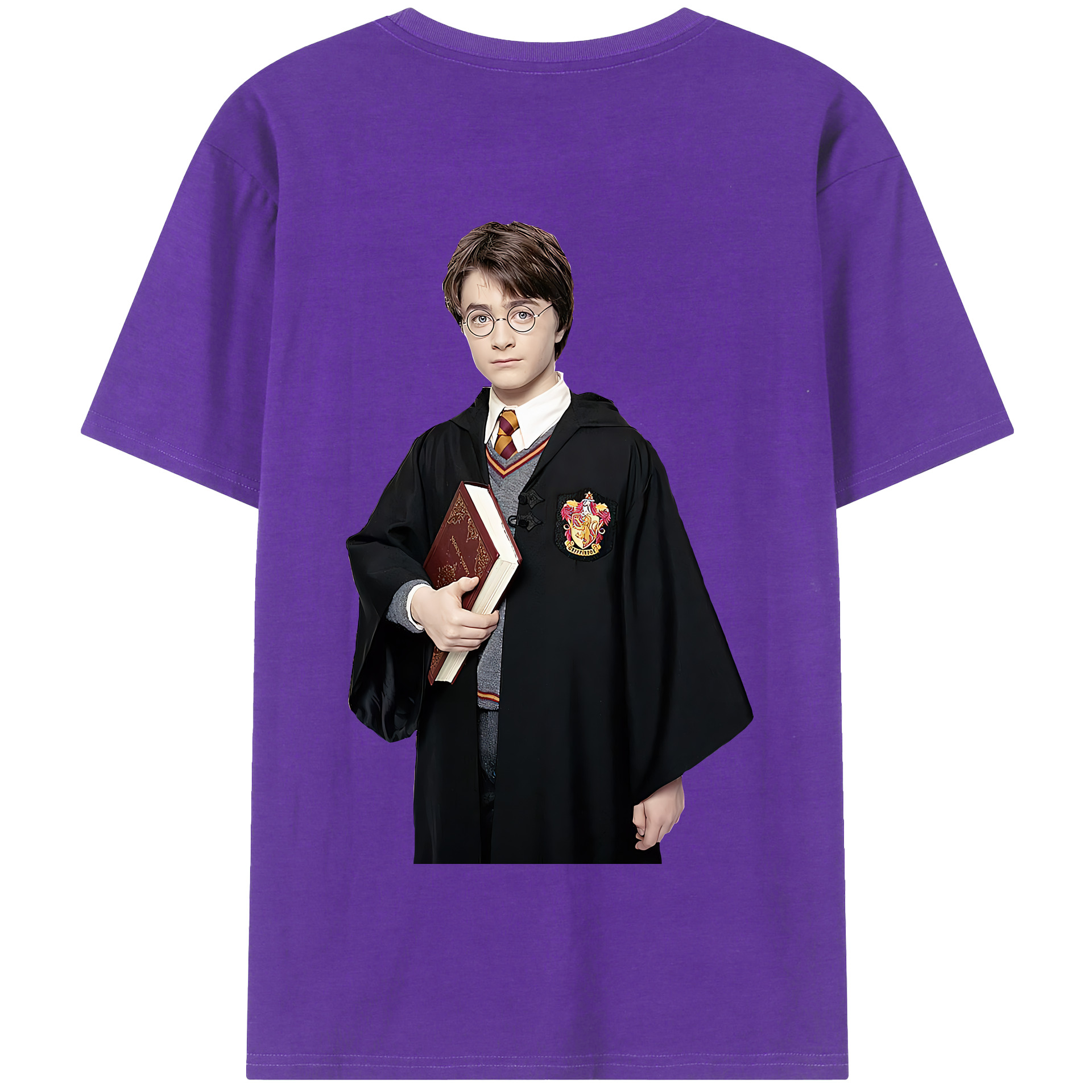 （画像用） Harry Potter ハリー・ポッターシリーズ 綿100％半袖Tシャツ（背面プリント）