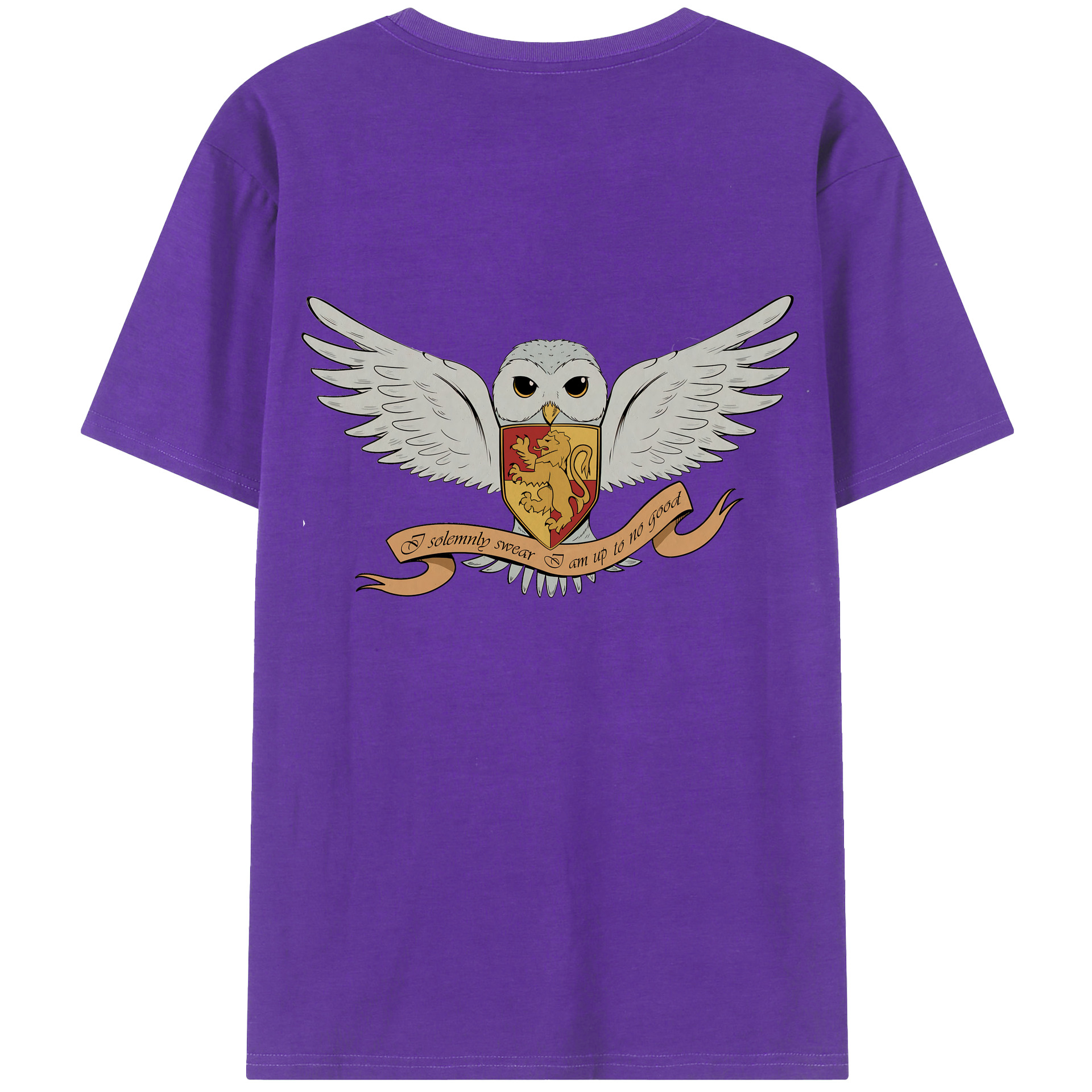 （画像用） Harry Potter ハリー・ポッターシリーズ 綿100％半袖Tシャツ（背面プリント）