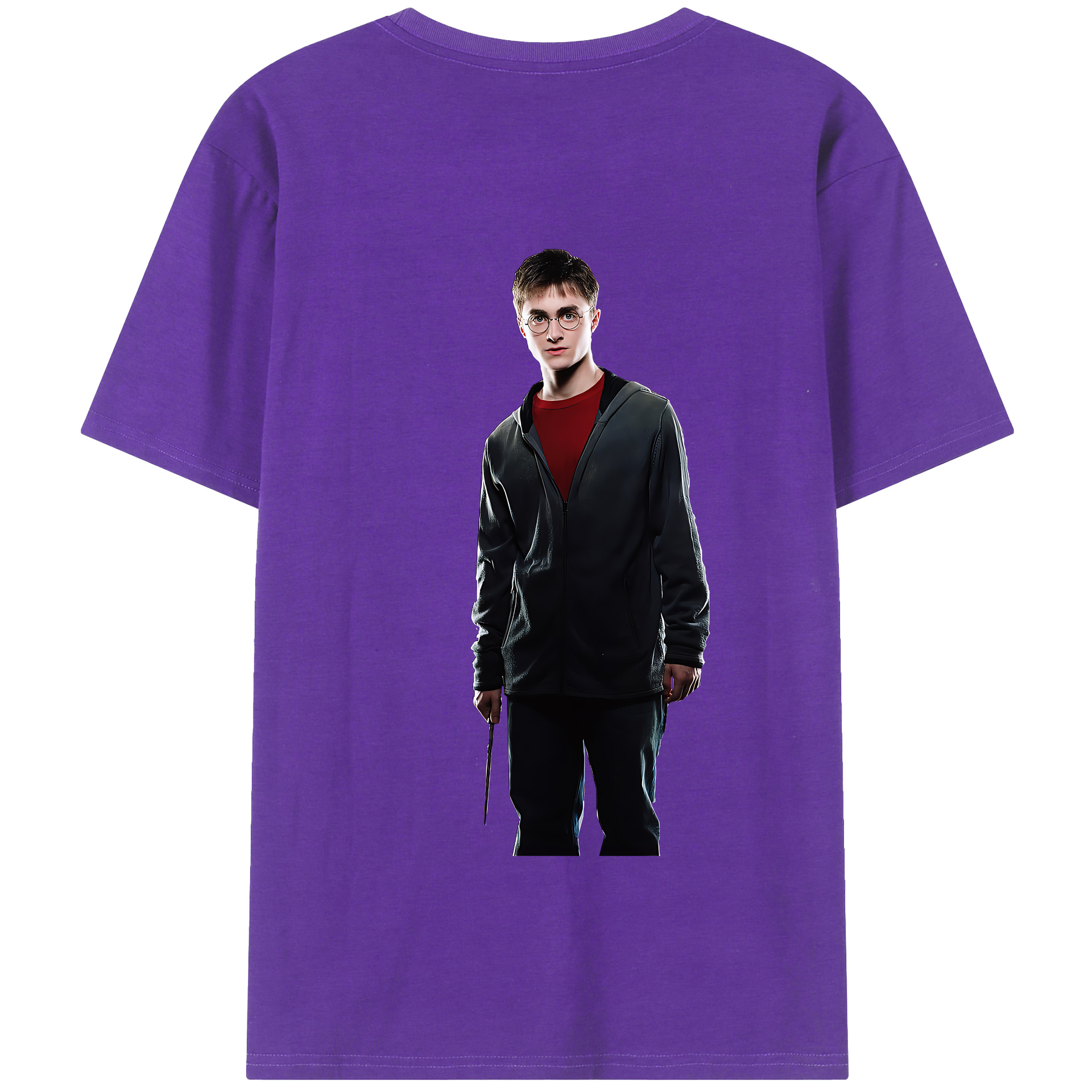 （画像用） Harry Potter ハリー・ポッターシリーズ 綿100％半袖Tシャツ（背面プリント）