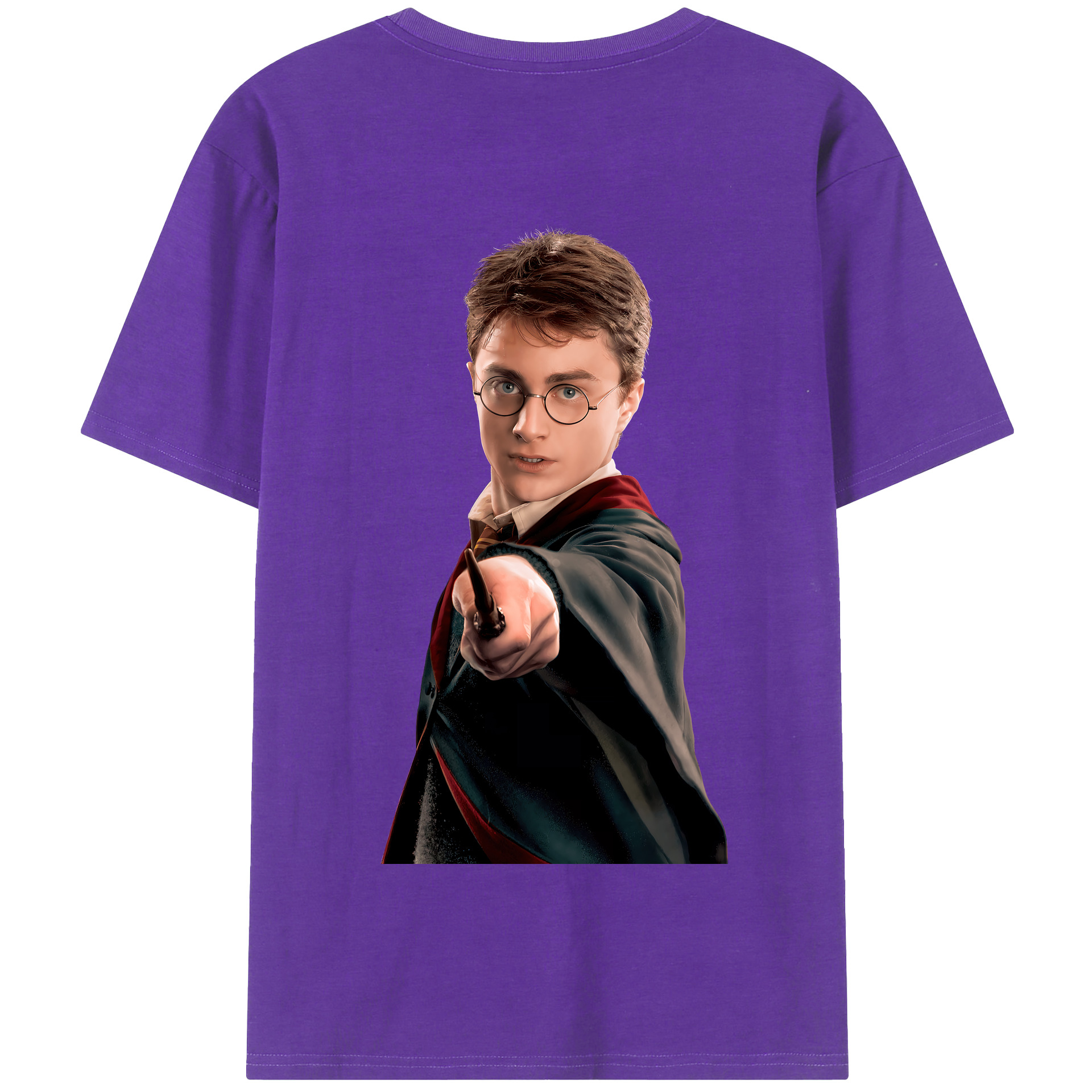 （画像用） Harry Potter ハリー・ポッターシリーズ 綿100％半袖Tシャツ（背面プリント）