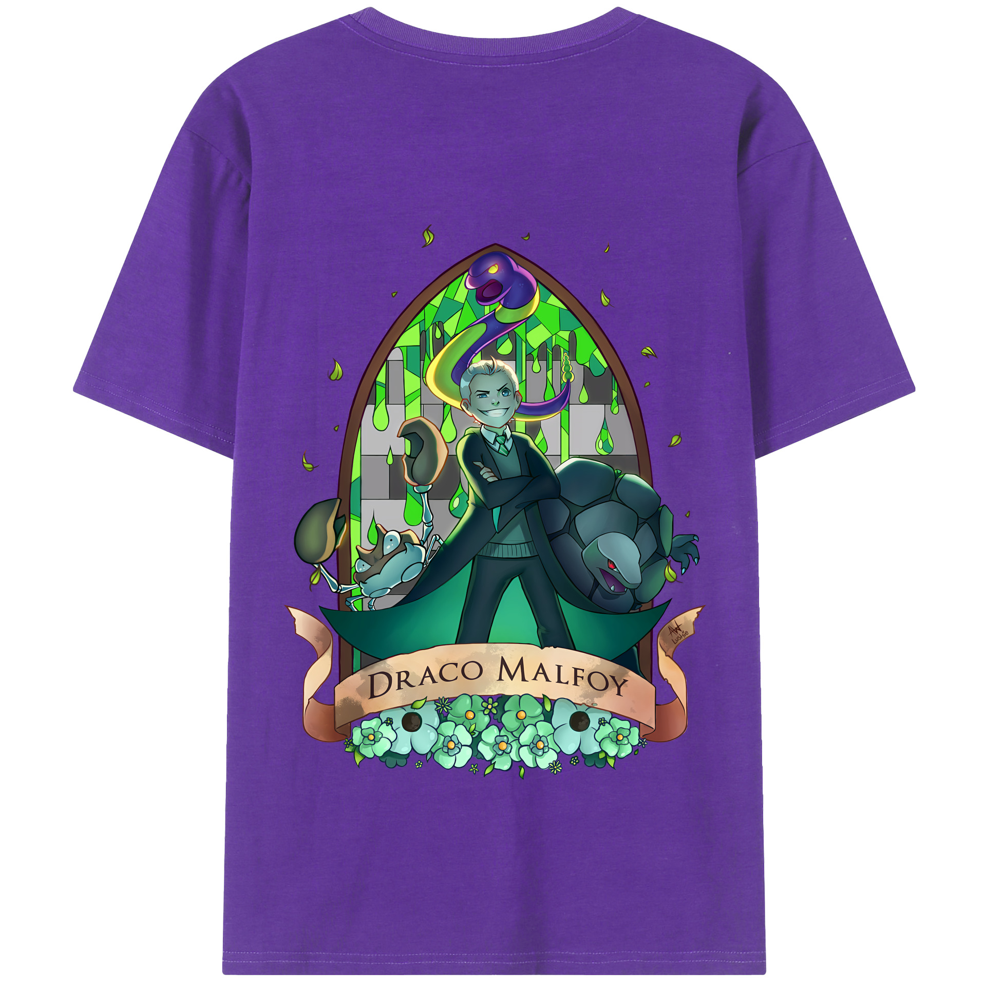 （画像用） Harry Potter ハリー・ポッターシリーズ 綿100％半袖Tシャツ（背面プリント）