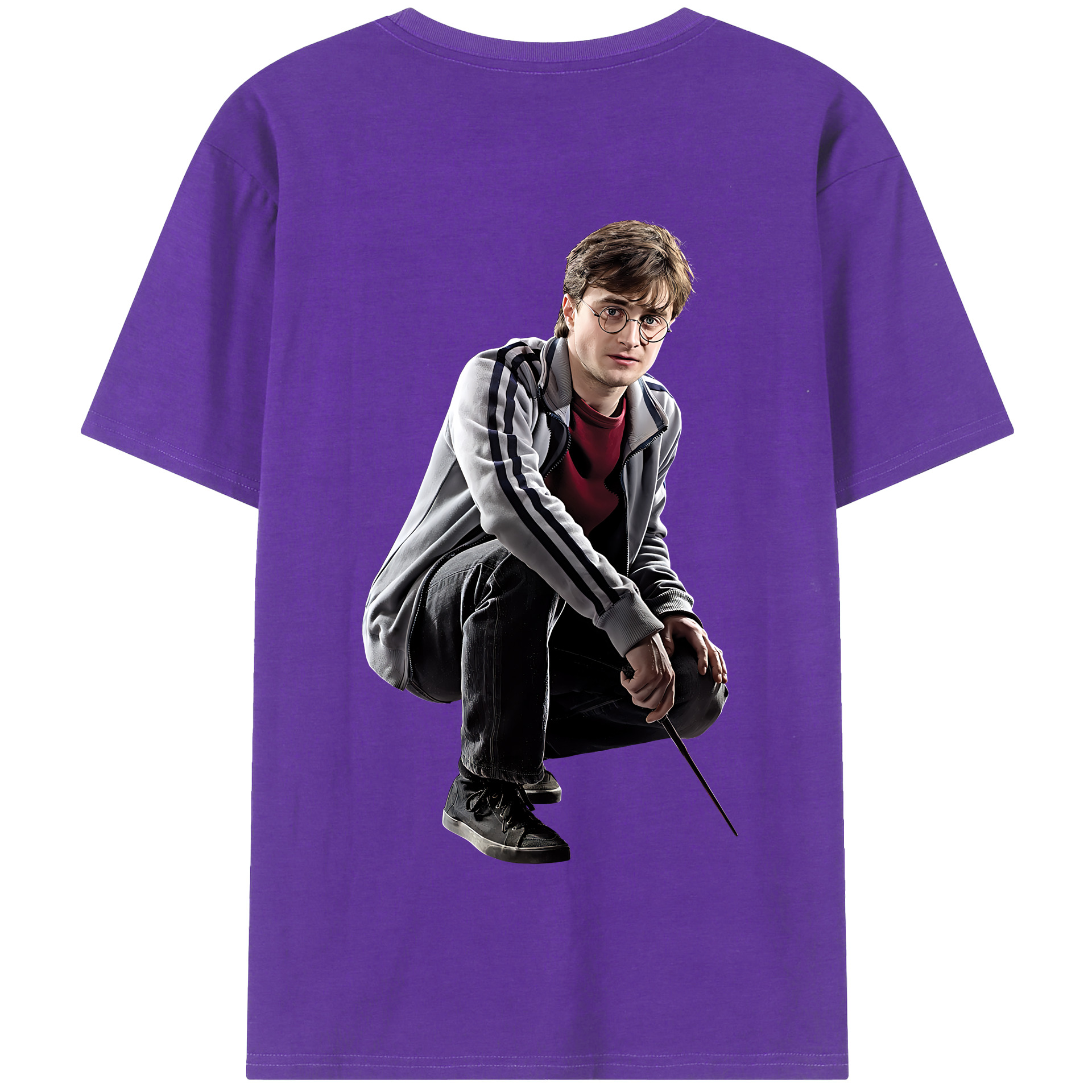 （画像用） Harry Potter ハリー・ポッターシリーズ 綿100％半袖Tシャツ（背面プリント）
