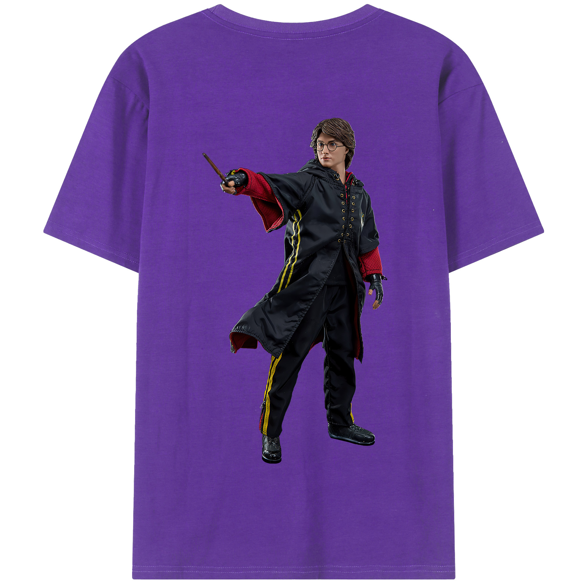 （画像用） Harry Potter ハリー・ポッターシリーズ 綿100％半袖Tシャツ（背面プリント）