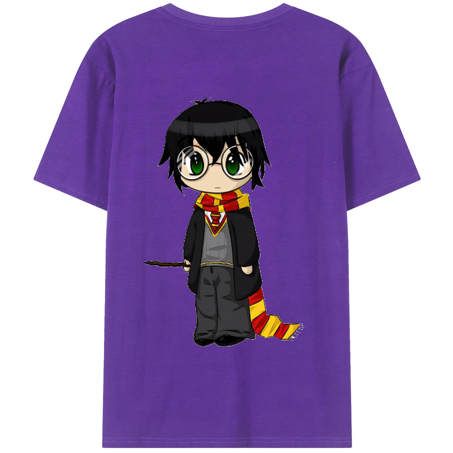 （画像用） Harry Potter ハリー・ポッターシリーズ 綿100％半袖Tシャツ（背面プリント）