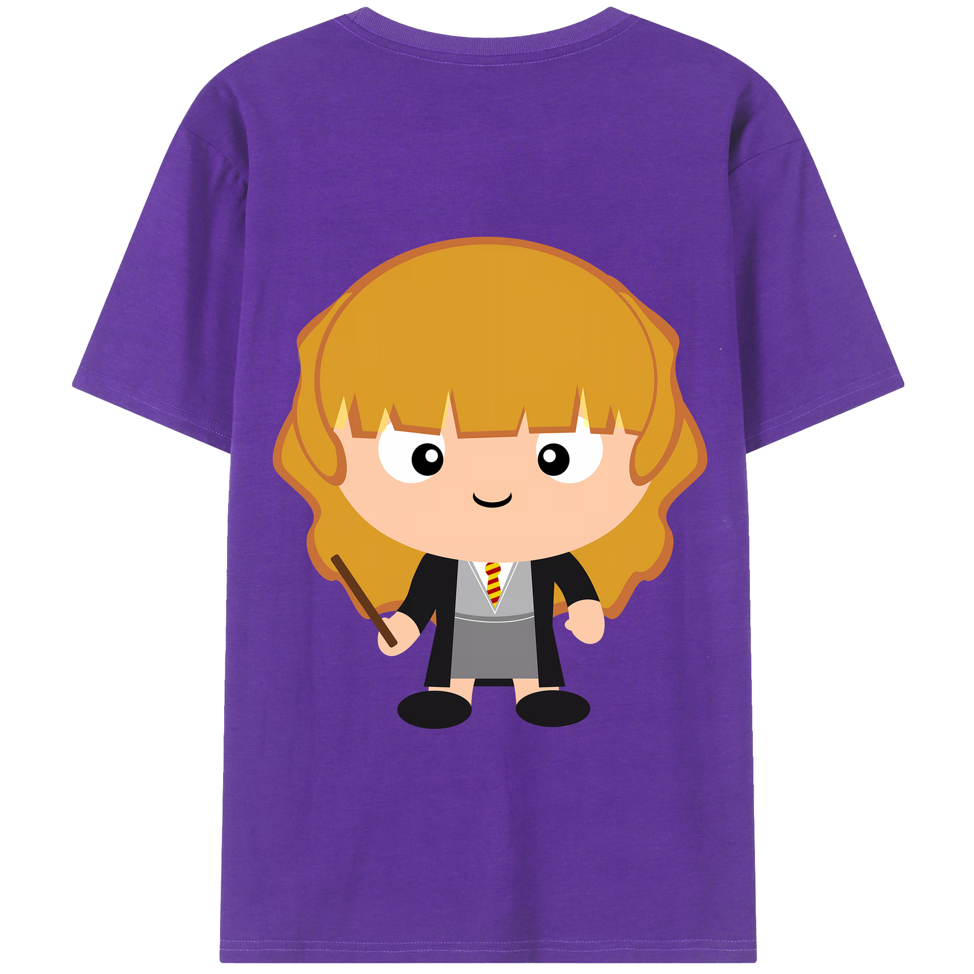 （画像用） Harry Potter ハリー・ポッターシリーズ 綿100％半袖Tシャツ（背面プリント）