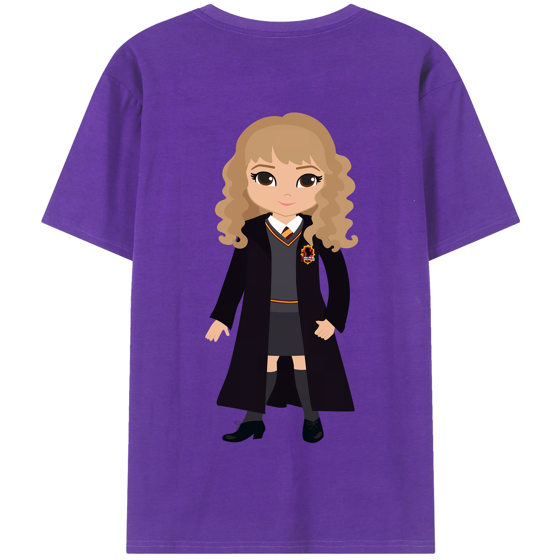 （画像用） Harry Potter ハリー・ポッターシリーズ 綿100％半袖Tシャツ（背面プリント）
