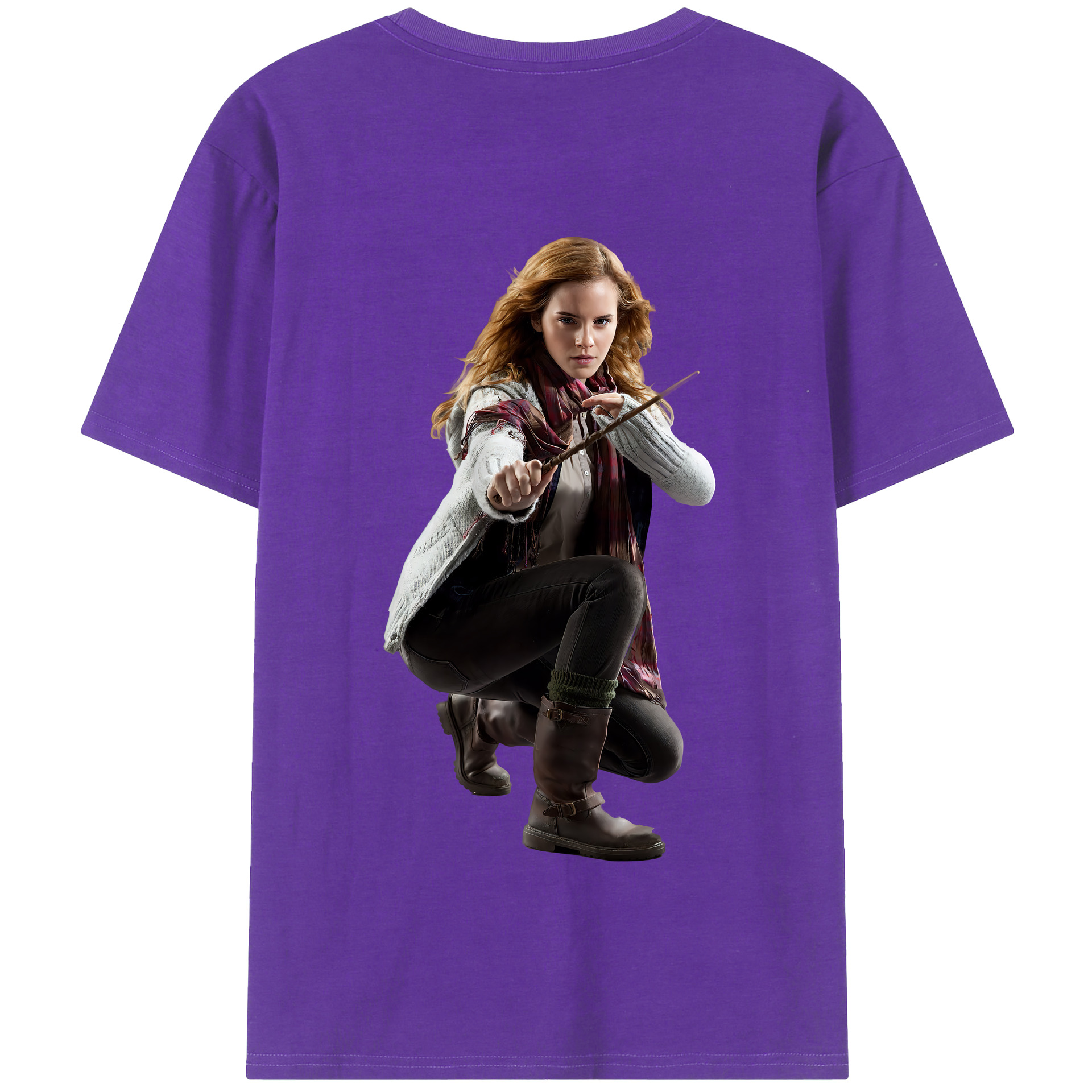 （画像用） Harry Potter ハリー・ポッターシリーズ 綿100％半袖Tシャツ（背面プリント）