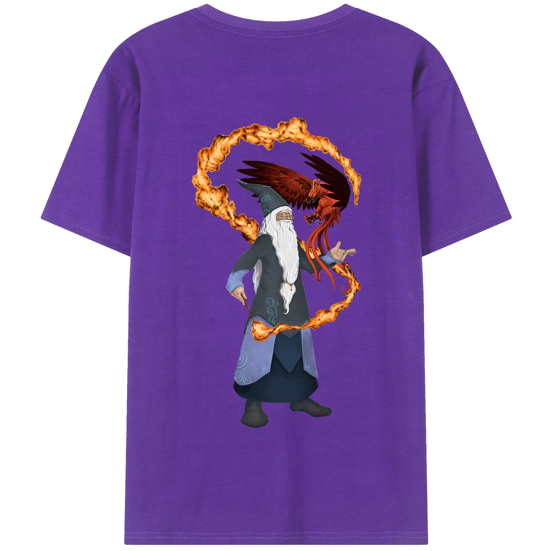 （画像用） Harry Potter ハリー・ポッターシリーズ 綿100％半袖Tシャツ（背面プリント）
