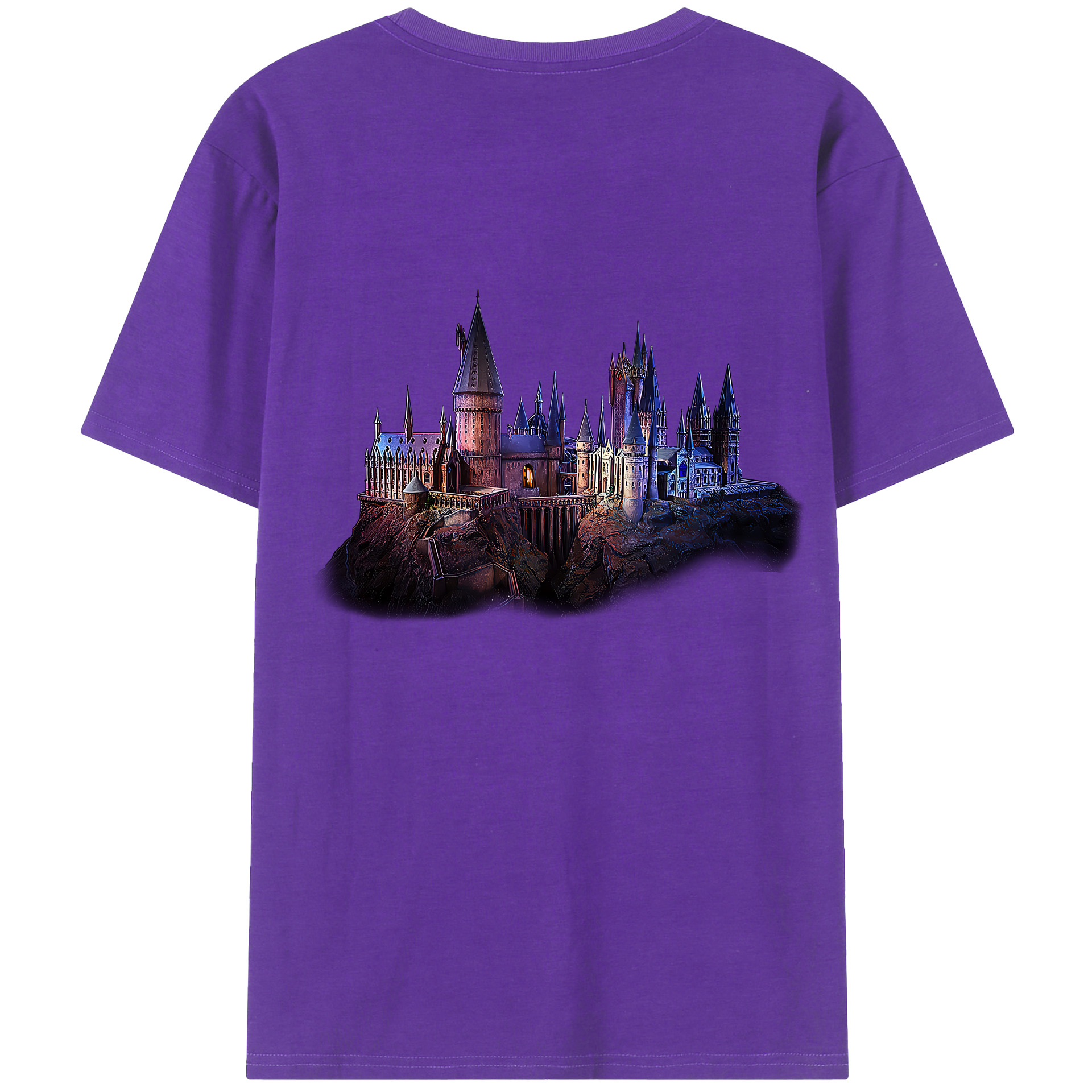 （画像用） Harry Potter ハリー・ポッターシリーズ 綿100％半袖Tシャツ（背面プリント）