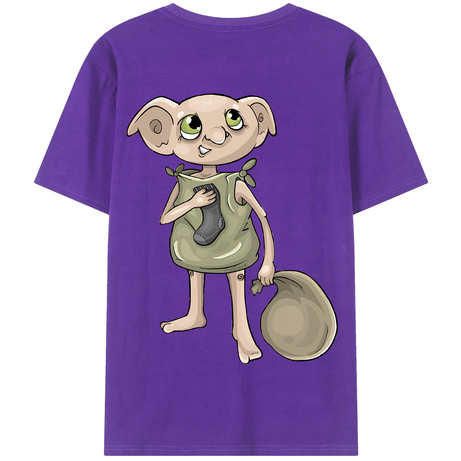 （画像用） Harry Potter ハリー・ポッターシリーズ 綿100％半袖Tシャツ（背面プリント）