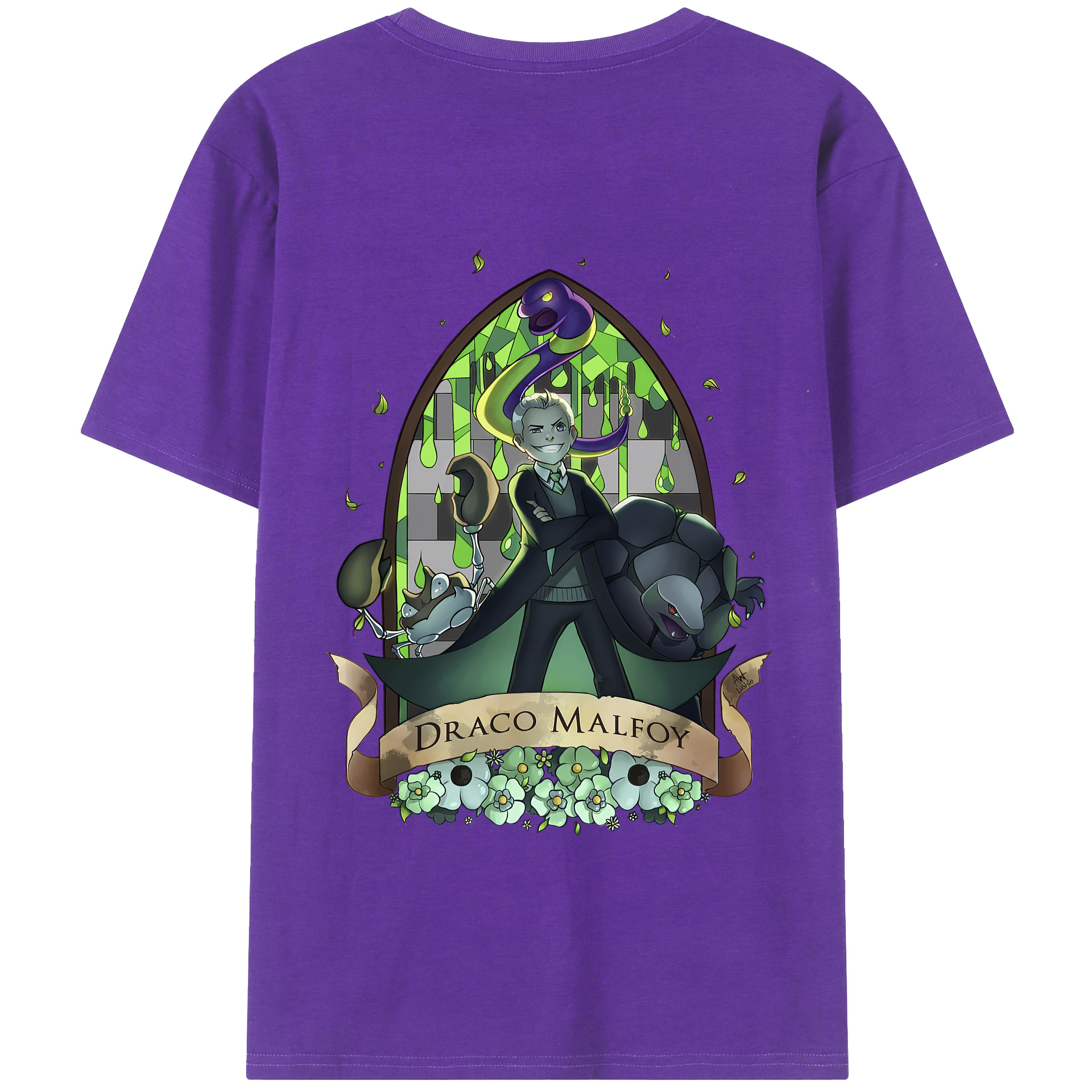 （画像用） Harry Potter ハリー・ポッターシリーズ 綿100％半袖Tシャツ（背面プリント）