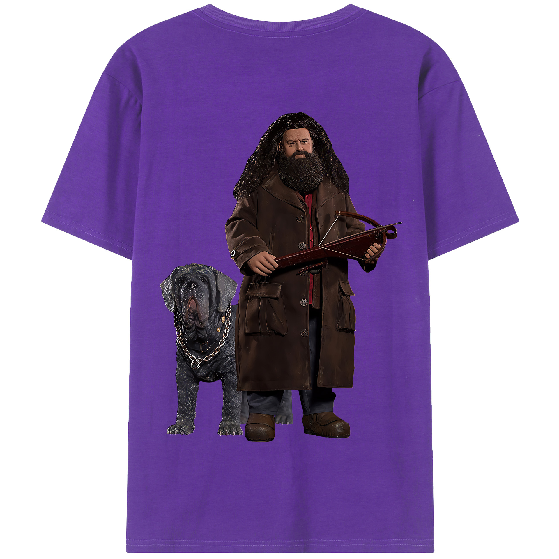 （画像用） Harry Potter ハリー・ポッターシリーズ 綿100％半袖Tシャツ（背面プリント）