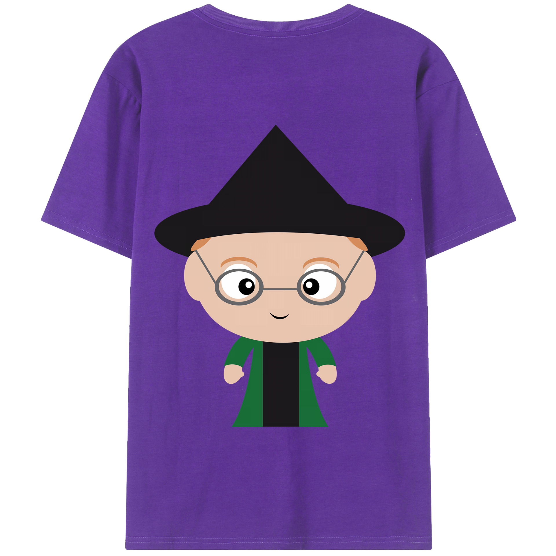 （画像用） Harry Potter ハリー・ポッターシリーズ 綿100％半袖Tシャツ（背面プリント）