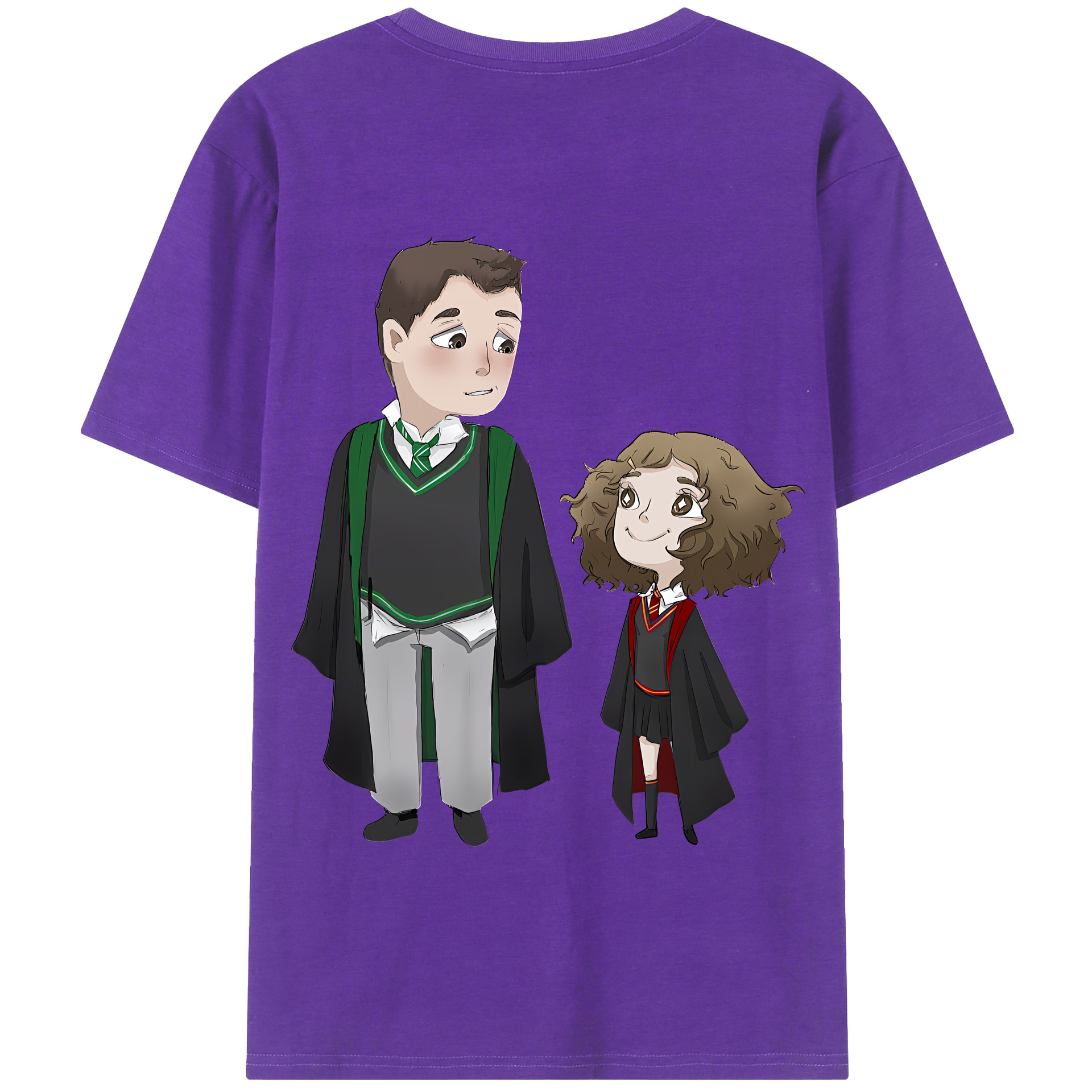 （画像用） Harry Potter ハリー・ポッターシリーズ 綿100％半袖Tシャツ（背面プリント）