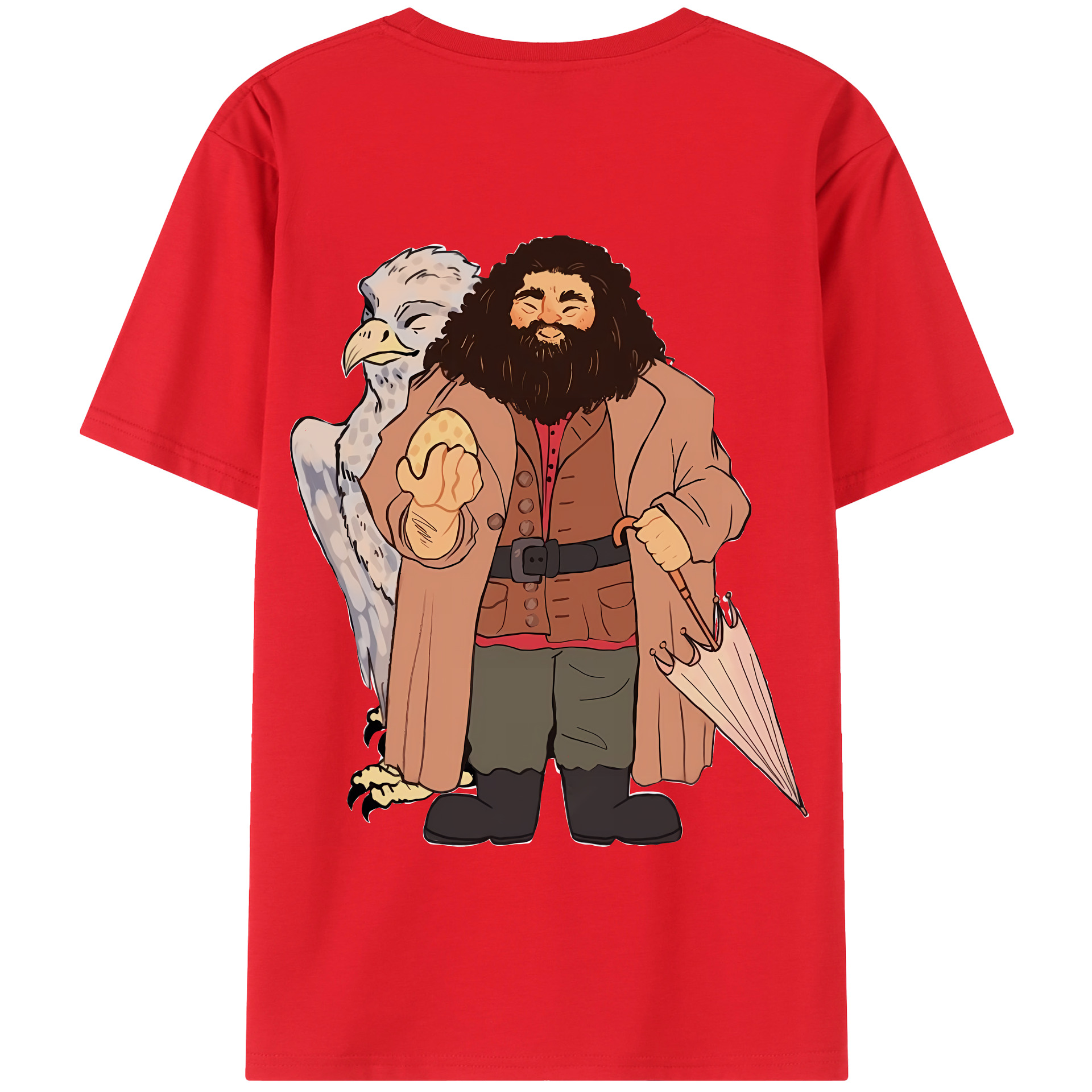 （画像用） Harry Potter ハリー・ポッターシリーズ 綿100％半袖Tシャツ（背面プリント）