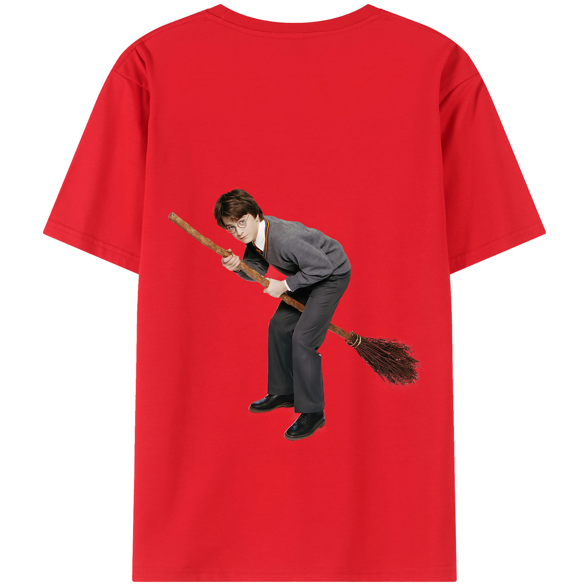 （画像用） Harry Potter ハリー・ポッターシリーズ 綿100％半袖Tシャツ（背面プリント）