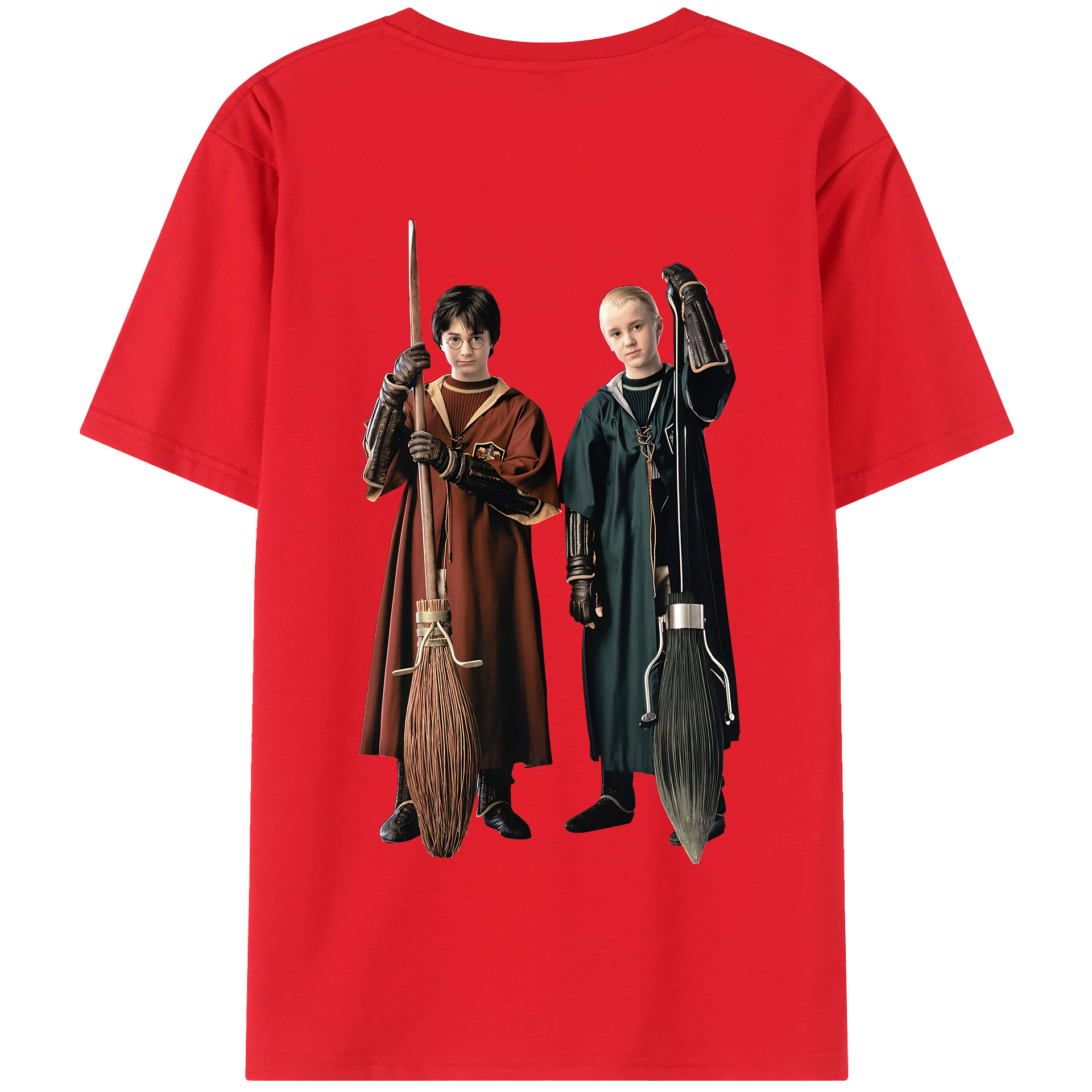 （画像用） Harry Potter ハリー・ポッターシリーズ 綿100％半袖Tシャツ（背面プリント）