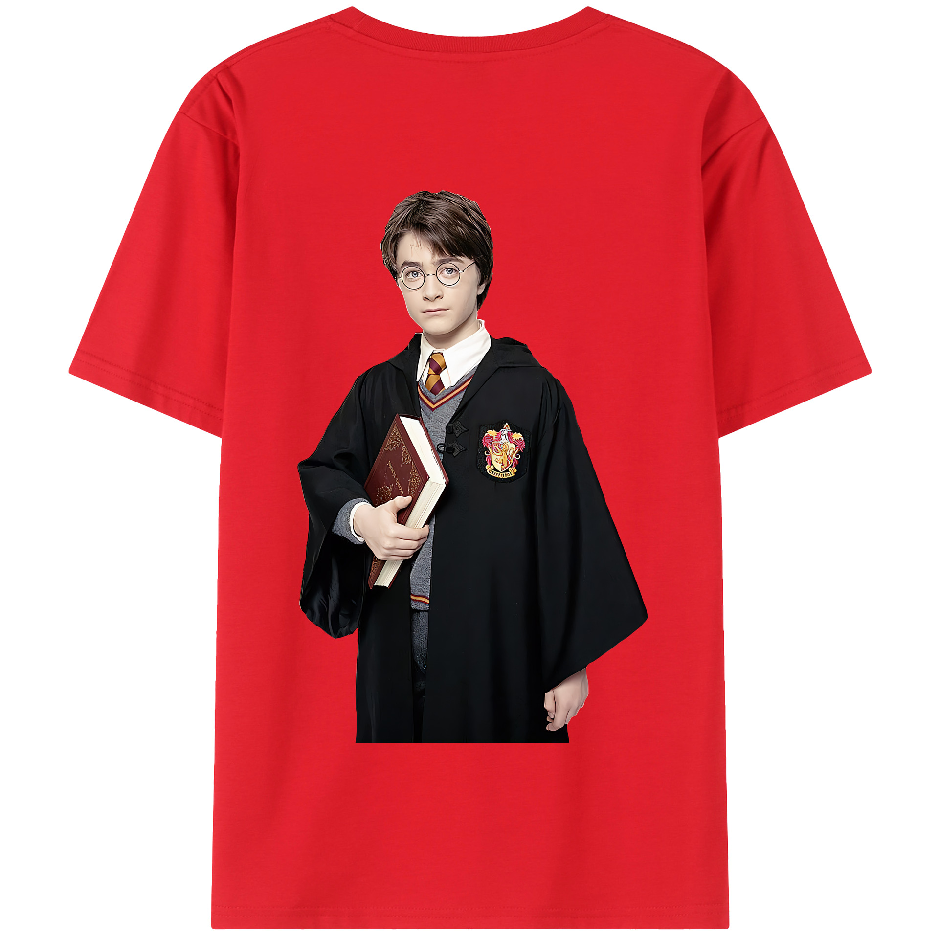 （画像用） Harry Potter ハリー・ポッターシリーズ 綿100％半袖Tシャツ（背面プリント）