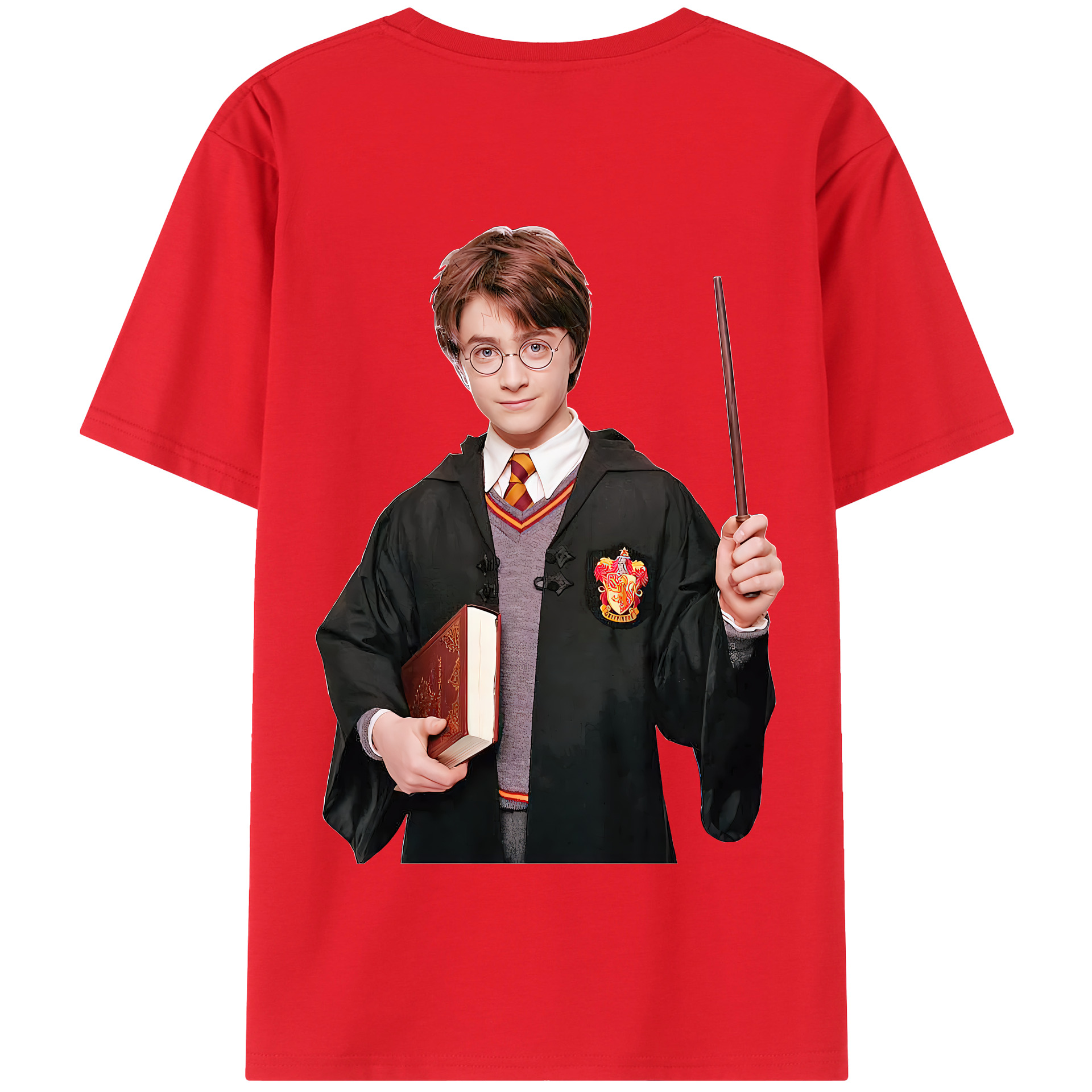 （画像用） Harry Potter ハリー・ポッターシリーズ 綿100％半袖Tシャツ（背面プリント）