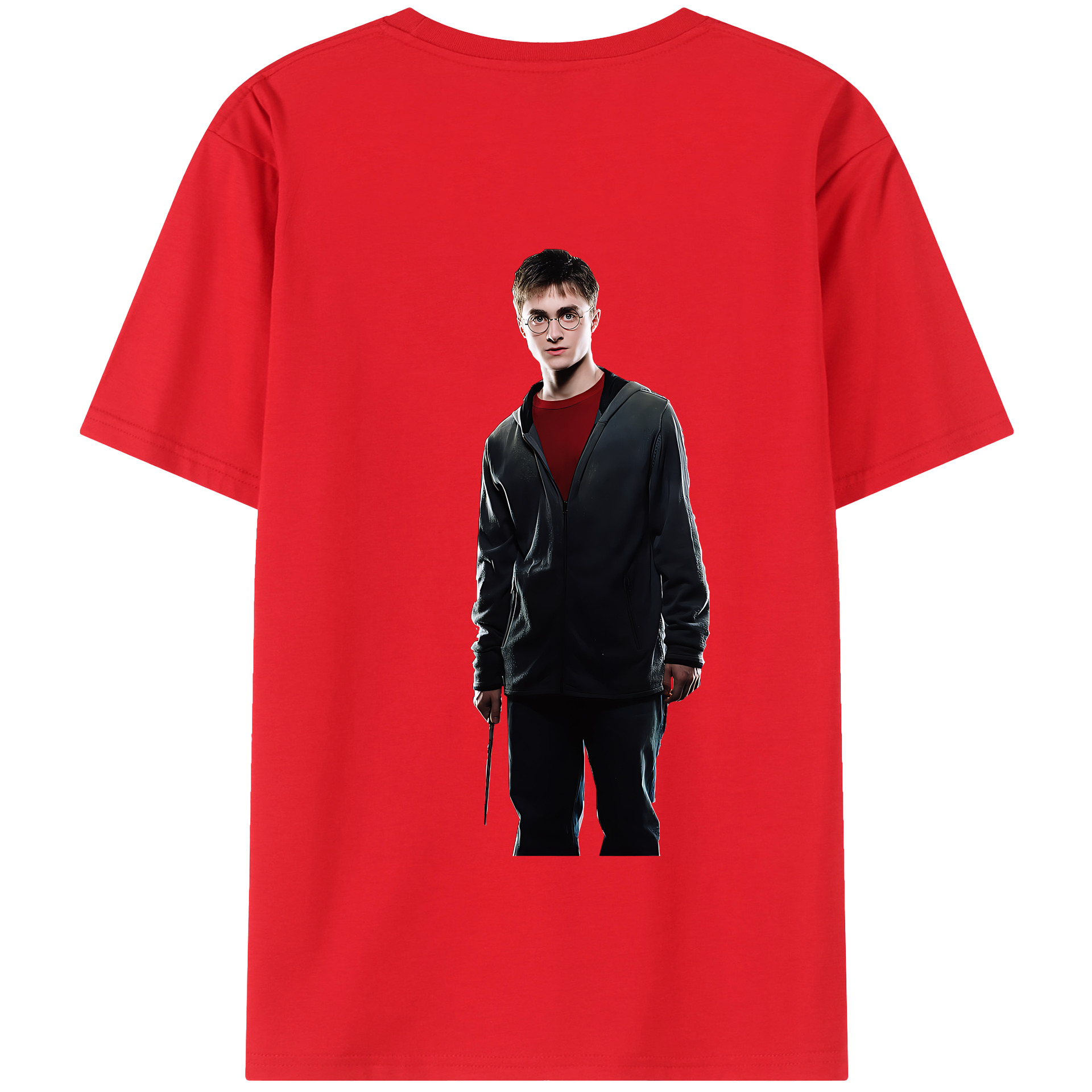 （画像用） Harry Potter ハリー・ポッターシリーズ 綿100％半袖Tシャツ（背面プリント）