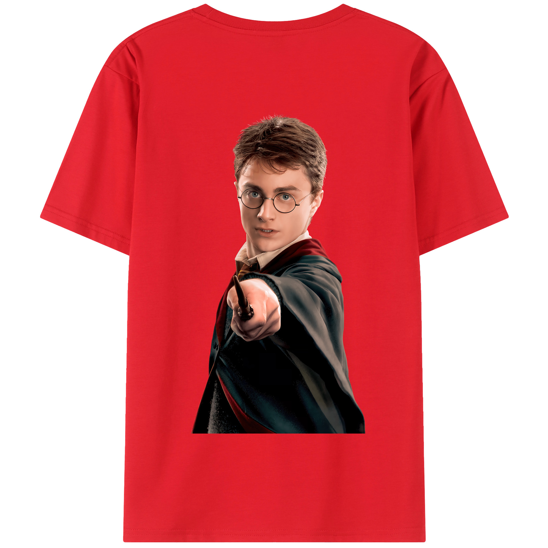 （画像用） Harry Potter ハリー・ポッターシリーズ 綿100％半袖Tシャツ（背面プリント）