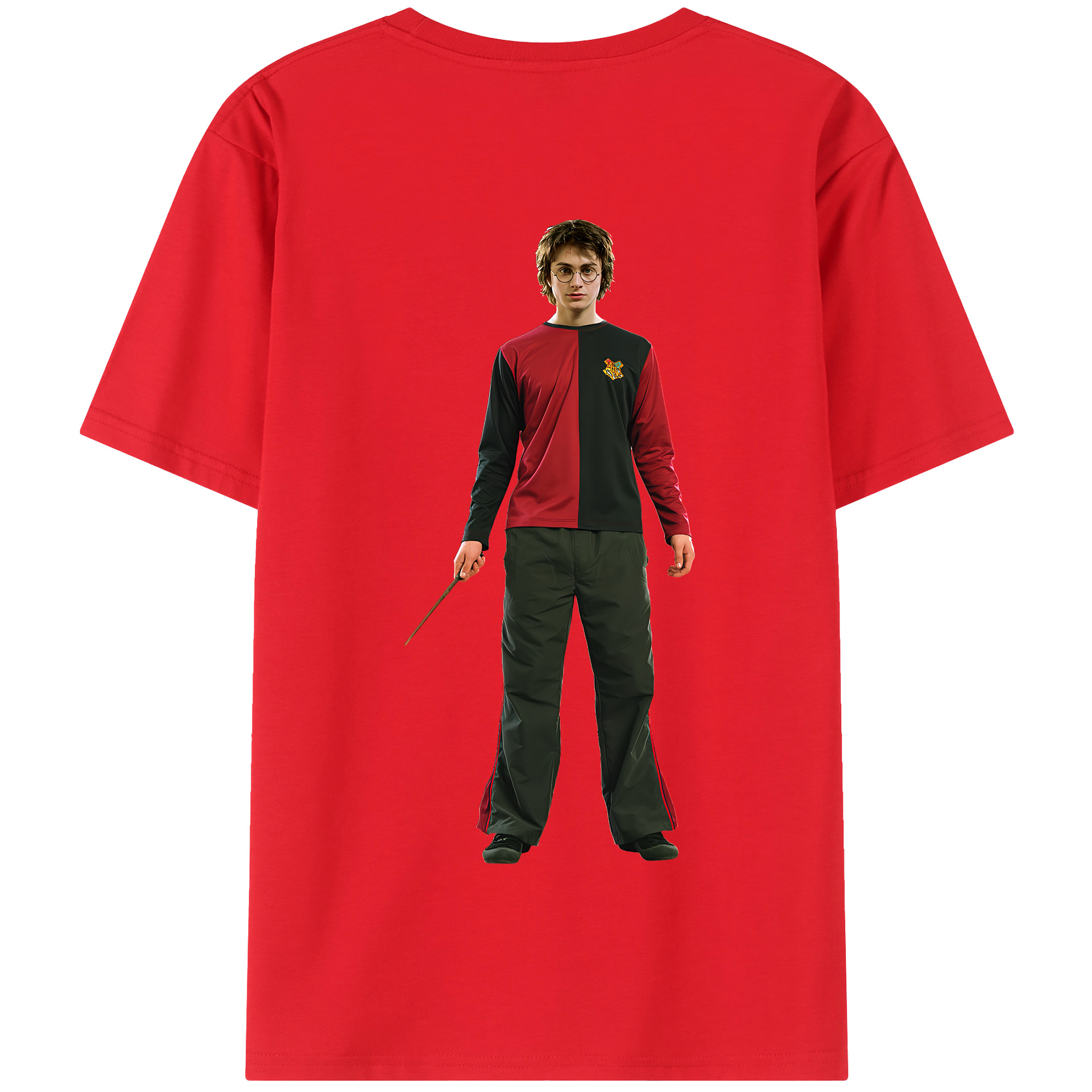 （画像用） Harry Potter ハリー・ポッターシリーズ 綿100％半袖Tシャツ（背面プリント）