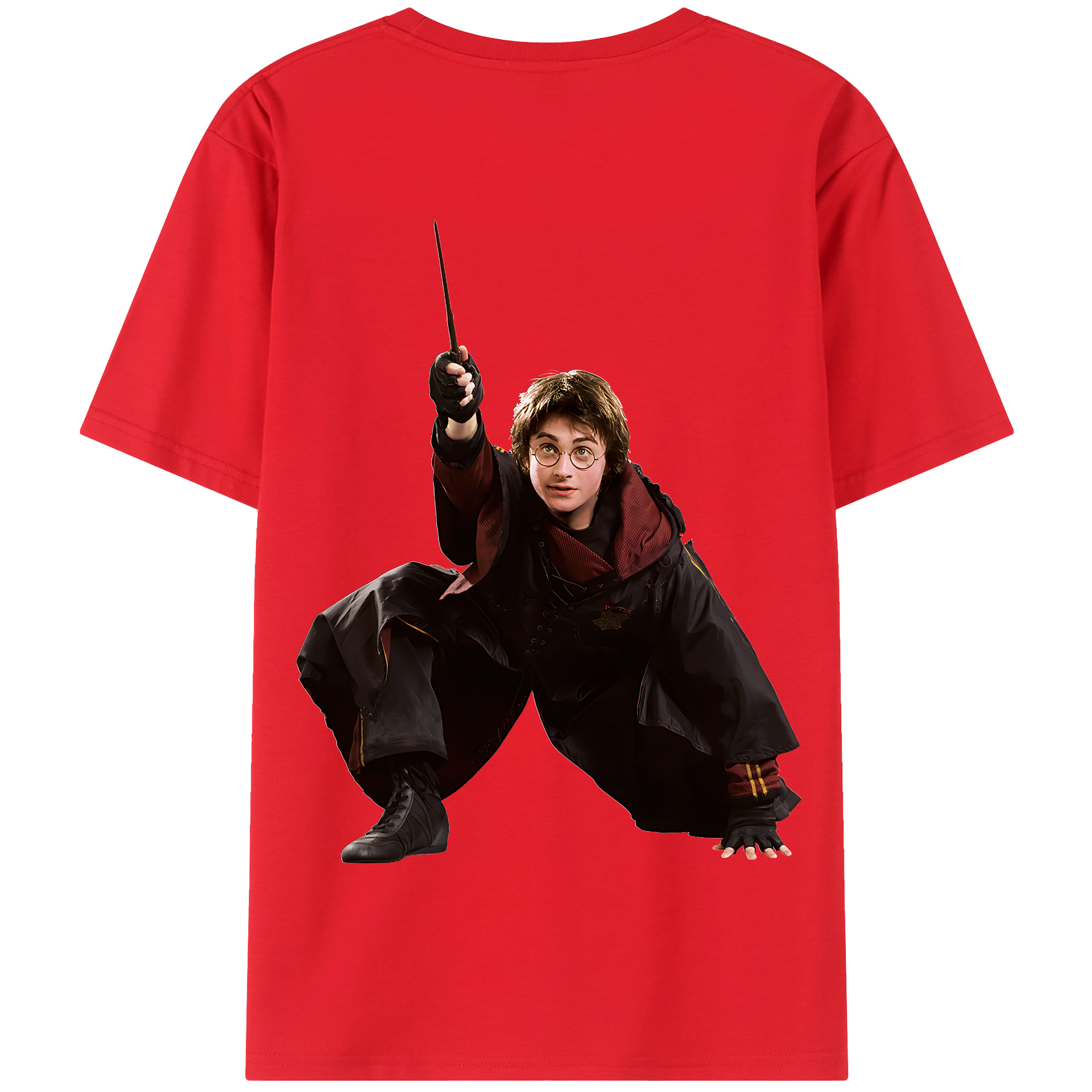 （画像用） Harry Potter ハリー・ポッターシリーズ 綿100％半袖Tシャツ（背面プリント）