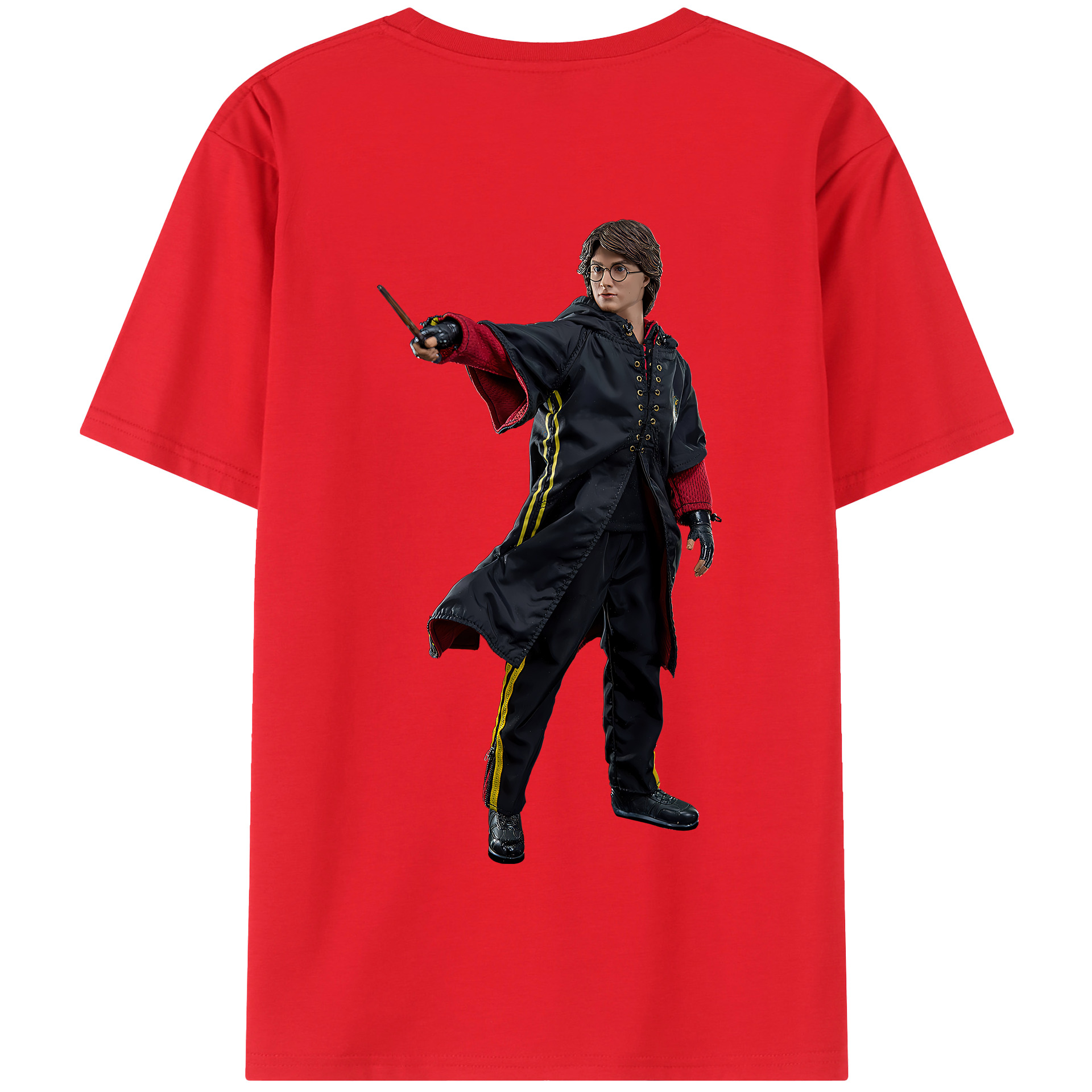 （画像用） Harry Potter ハリー・ポッターシリーズ 綿100％半袖Tシャツ（背面プリント）