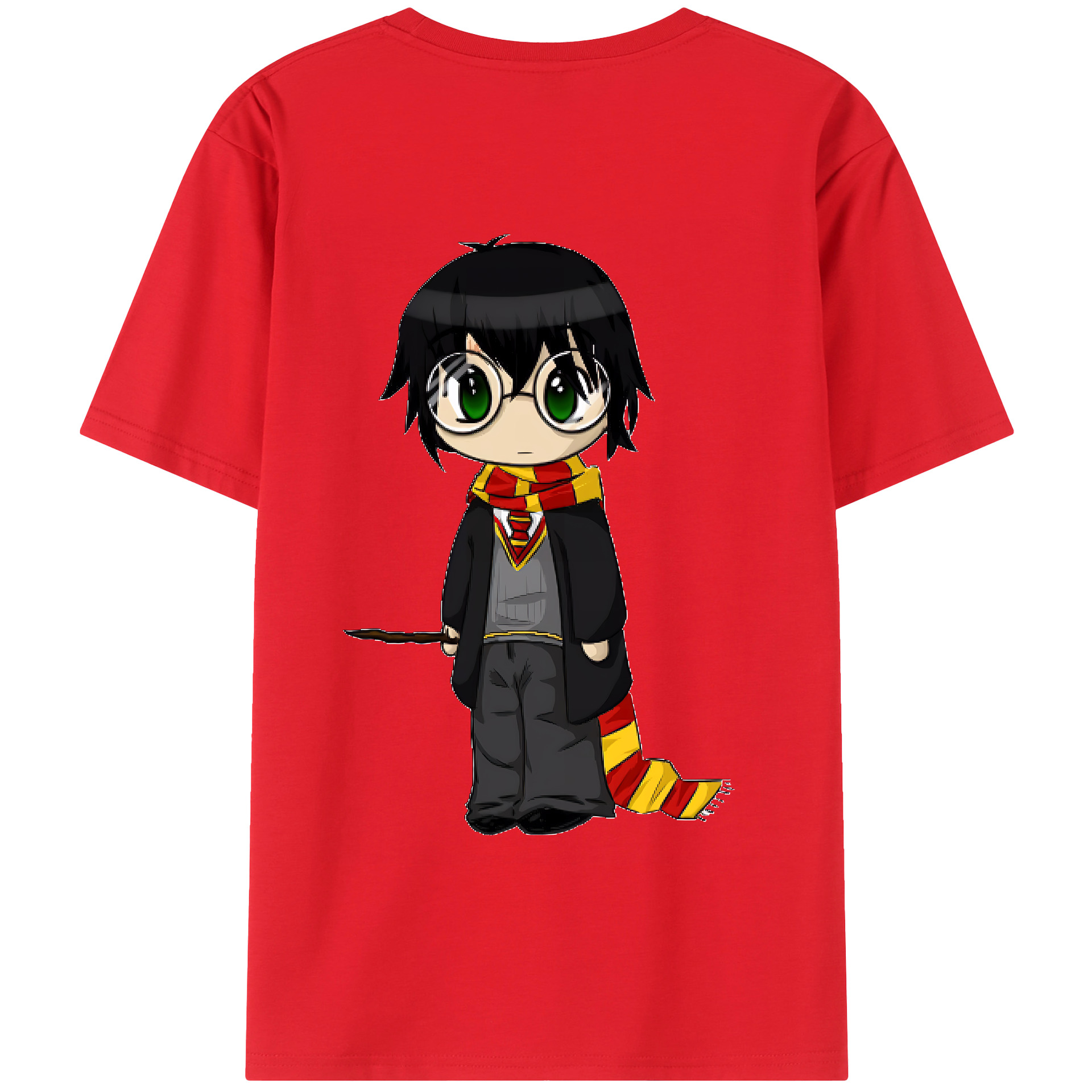 （画像用） Harry Potter ハリー・ポッターシリーズ 綿100％半袖Tシャツ（背面プリント）