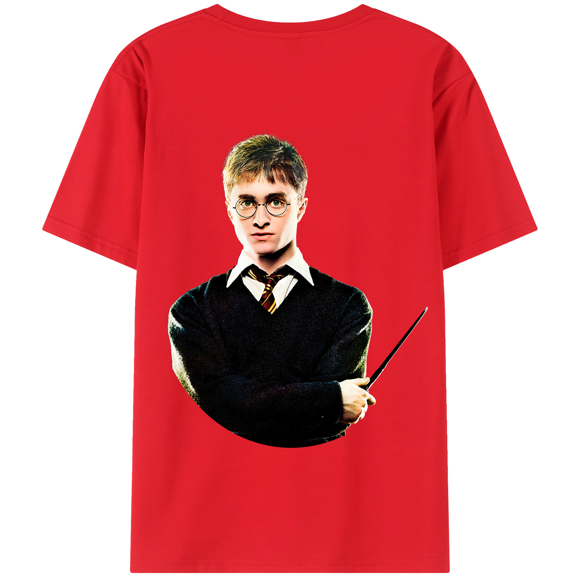 （画像用） Harry Potter ハリー・ポッターシリーズ 綿100％半袖Tシャツ（背面プリント）