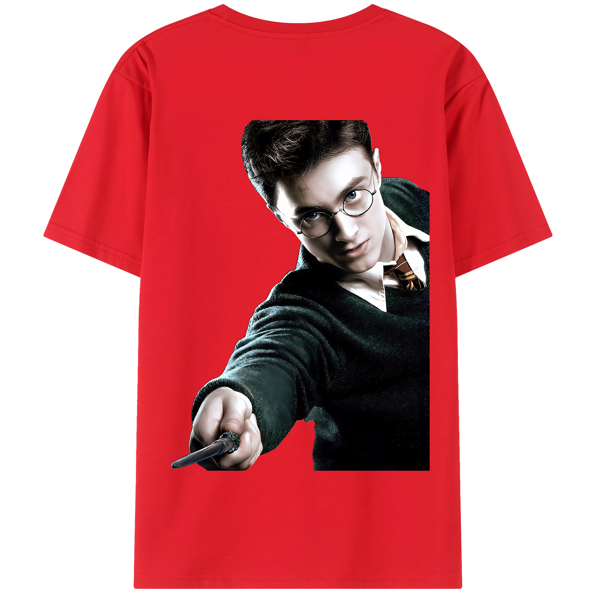 （画像用） Harry Potter ハリー・ポッターシリーズ 綿100％半袖Tシャツ（背面プリント）