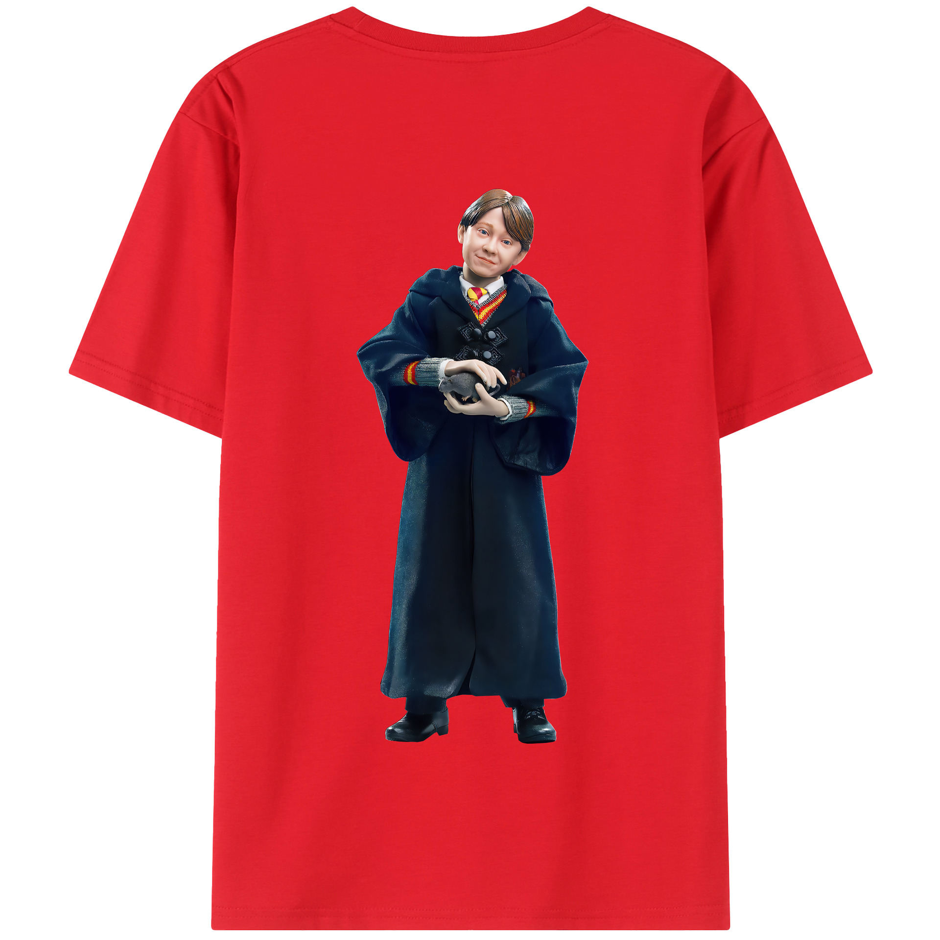 （画像用） Harry Potter ハリー・ポッターシリーズ 綿100％半袖Tシャツ（背面プリント）