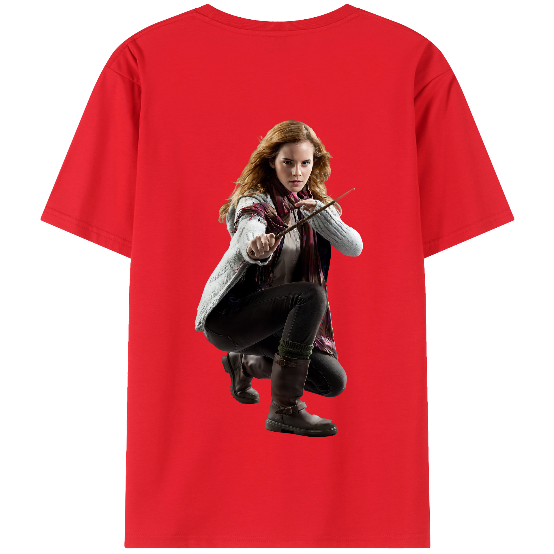 （画像用） Harry Potter ハリー・ポッターシリーズ 綿100％半袖Tシャツ（背面プリント）