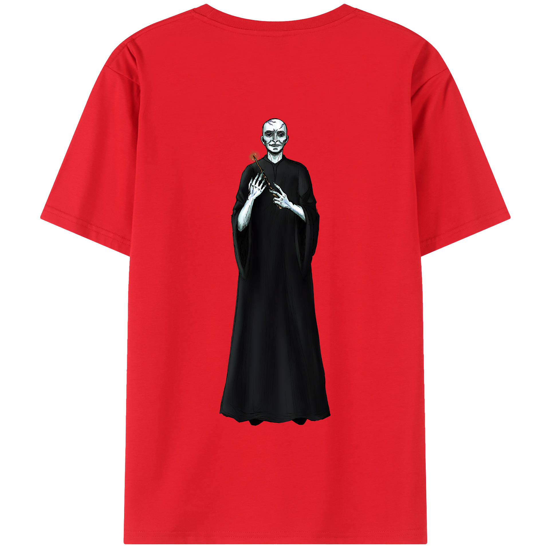 （画像用） Harry Potter ハリー・ポッターシリーズ 綿100％半袖Tシャツ（背面プリント）