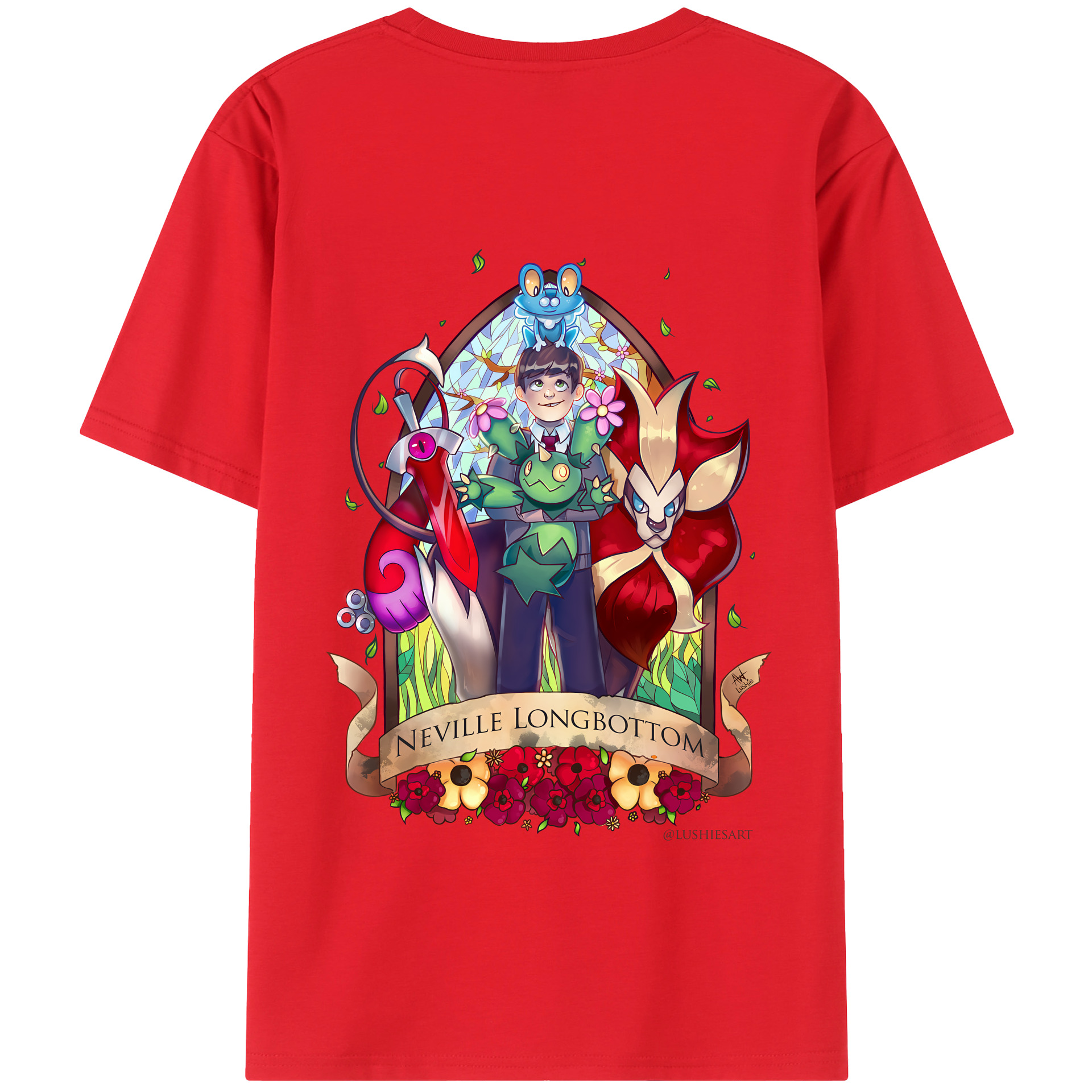 （画像用） Harry Potter ハリー・ポッターシリーズ 綿100％半袖Tシャツ（背面プリント）