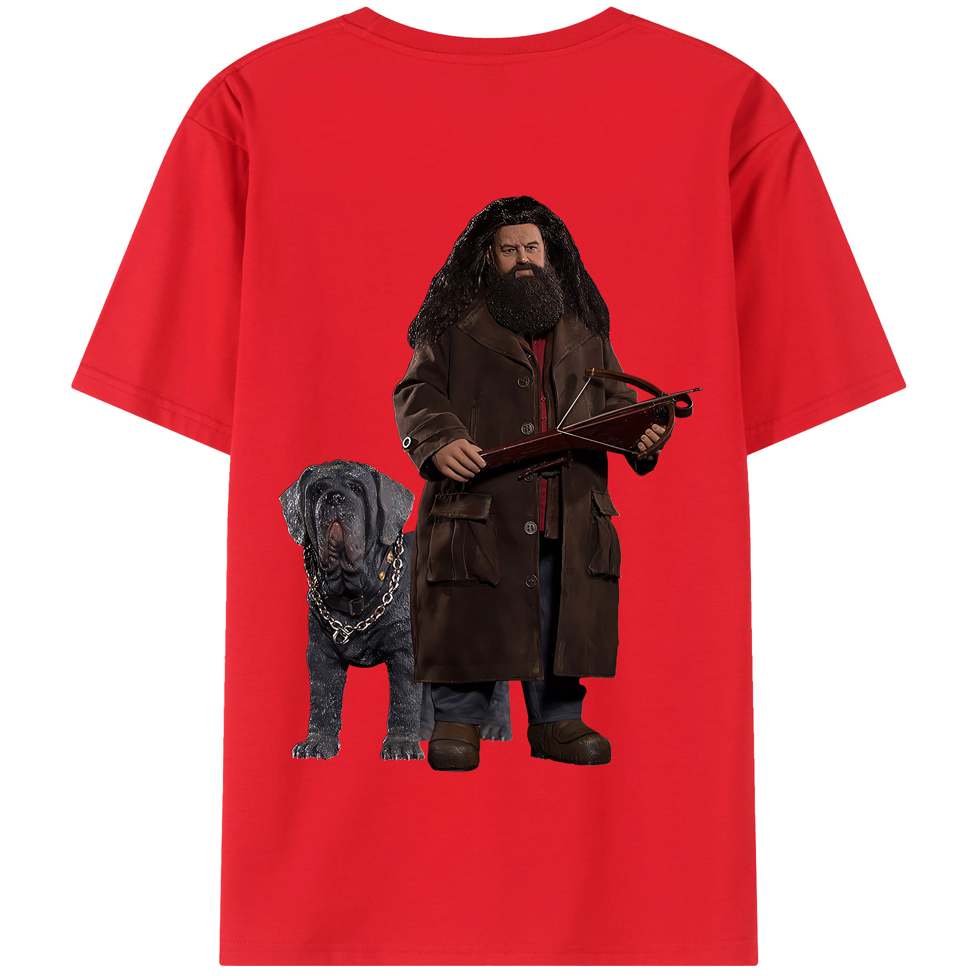 （画像用） Harry Potter ハリー・ポッターシリーズ 綿100％半袖Tシャツ（背面プリント）