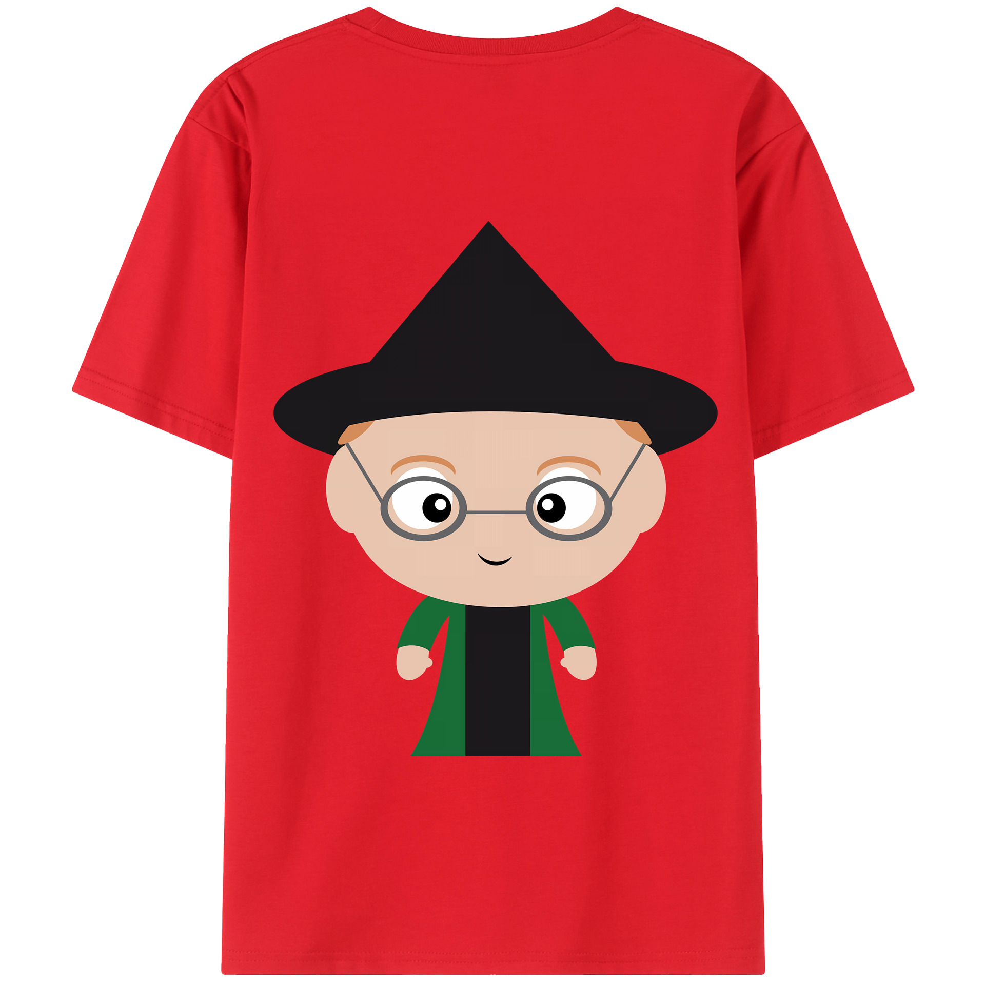 （画像用） Harry Potter ハリー・ポッターシリーズ 綿100％半袖Tシャツ（背面プリント）