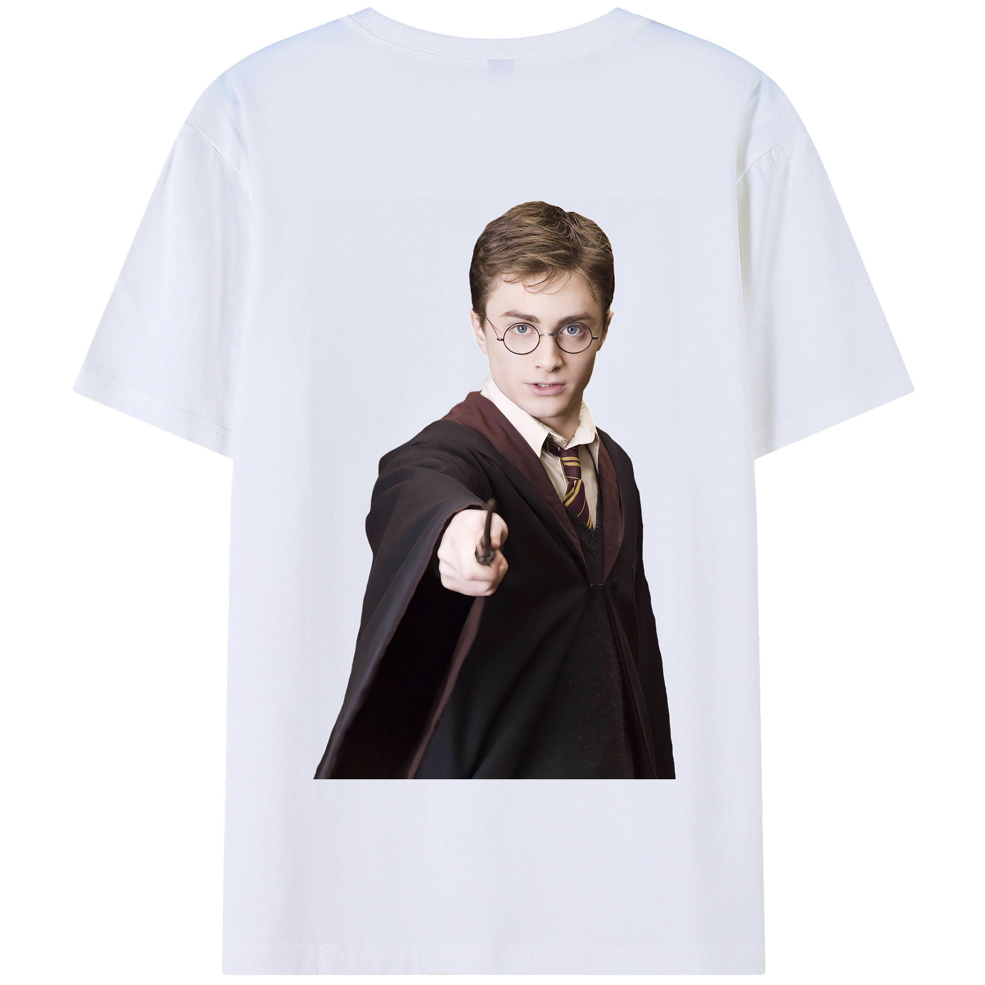 （画像用） Harry Potter ハリー・ポッターシリーズ 綿100％半袖Tシャツ（背面プリント）