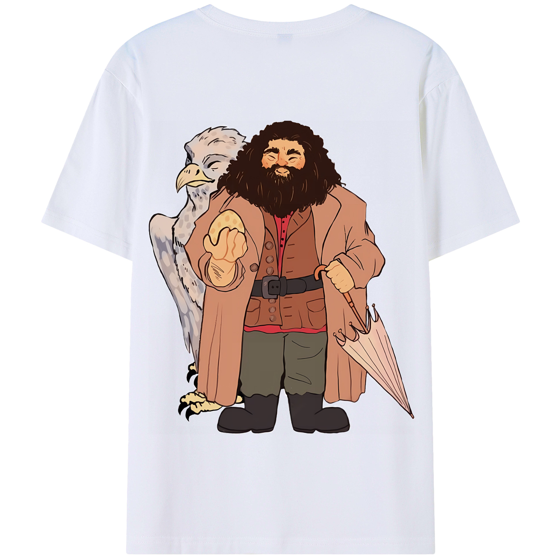 （画像用） Harry Potter ハリー・ポッターシリーズ 綿100％半袖Tシャツ（背面プリント）