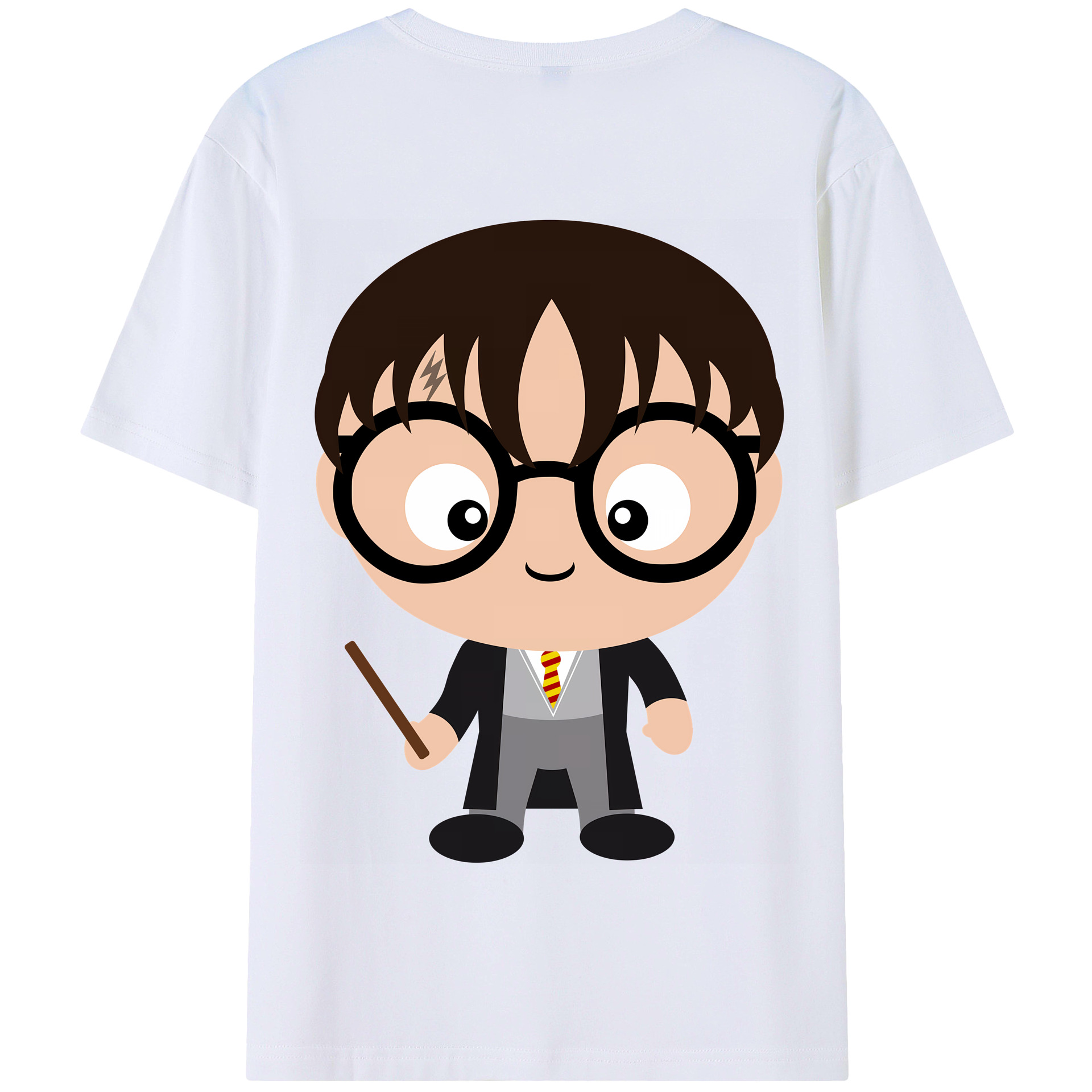 （画像用） Harry Potter ハリー・ポッターシリーズ 綿100％半袖Tシャツ（背面プリント）