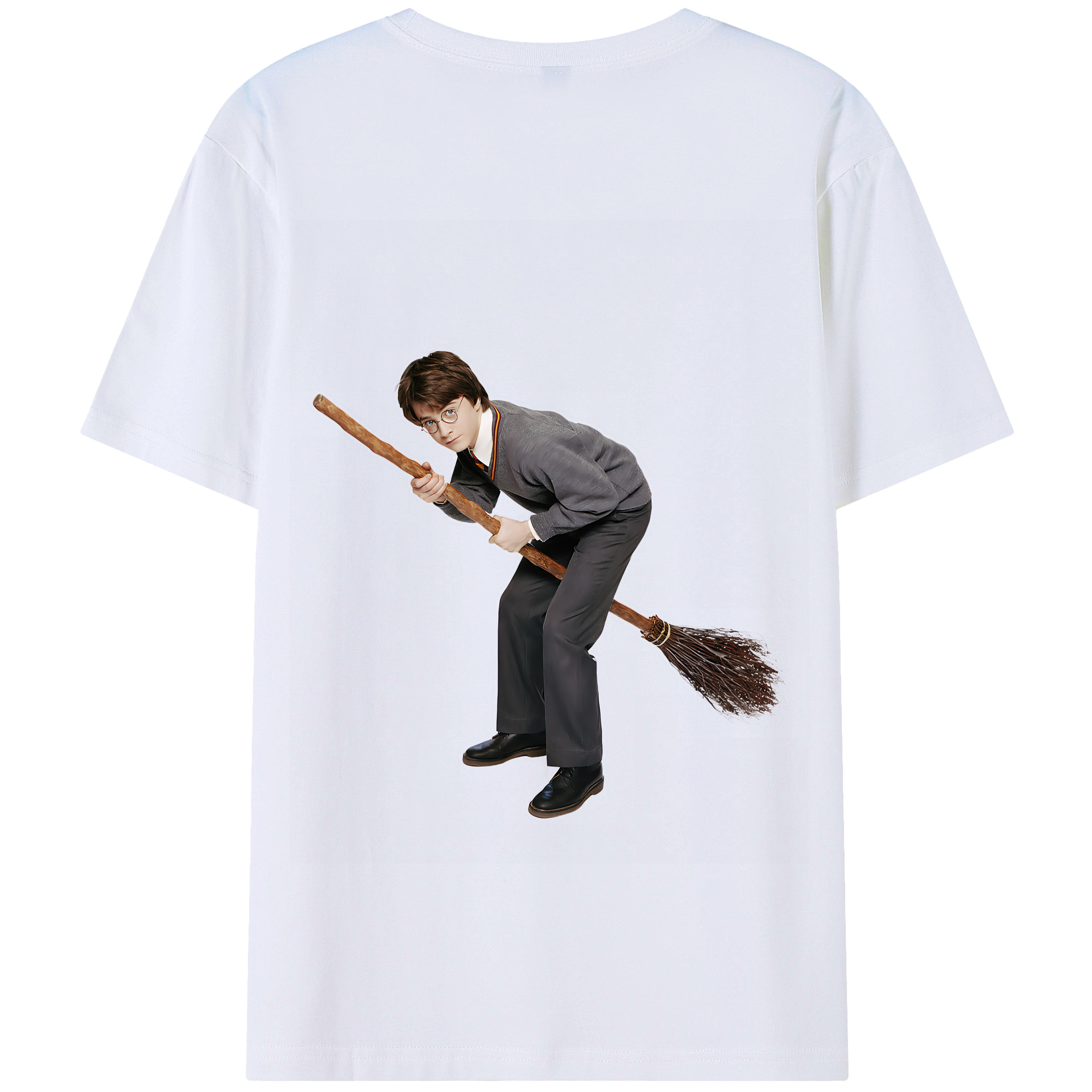 （画像用） Harry Potter ハリー・ポッターシリーズ 綿100％半袖Tシャツ（背面プリント）