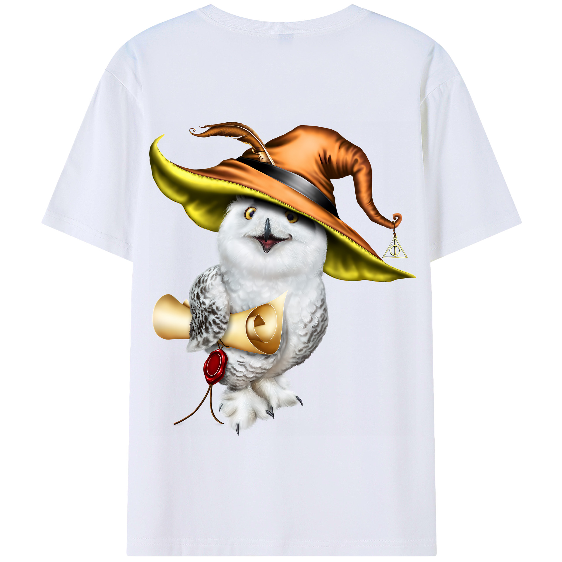 （画像用） Harry Potter ハリー・ポッターシリーズ 綿100％半袖Tシャツ（背面プリント）
