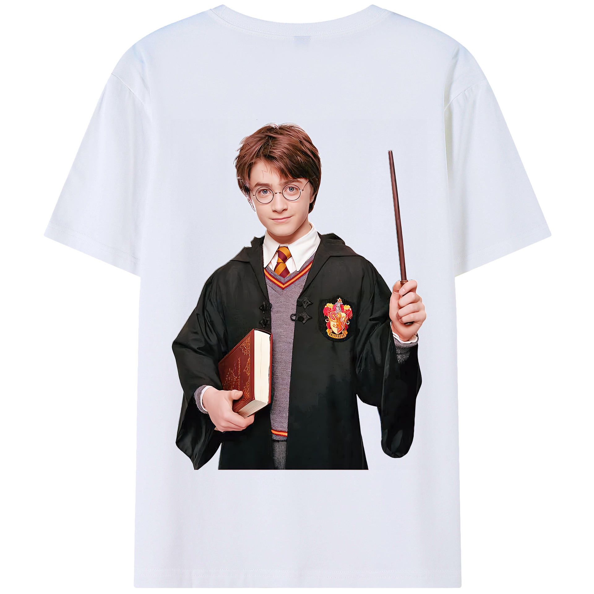 （画像用） Harry Potter ハリー・ポッターシリーズ 綿100％半袖Tシャツ（背面プリント）