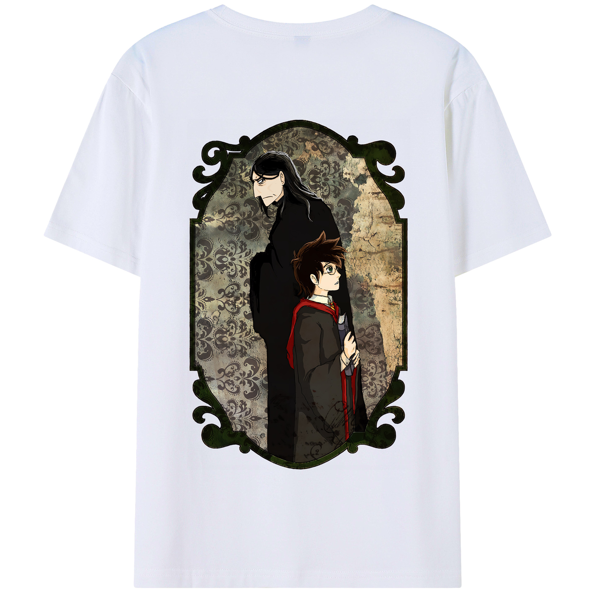 （画像用） Harry Potter ハリー・ポッターシリーズ 綿100％半袖Tシャツ（背面プリント）