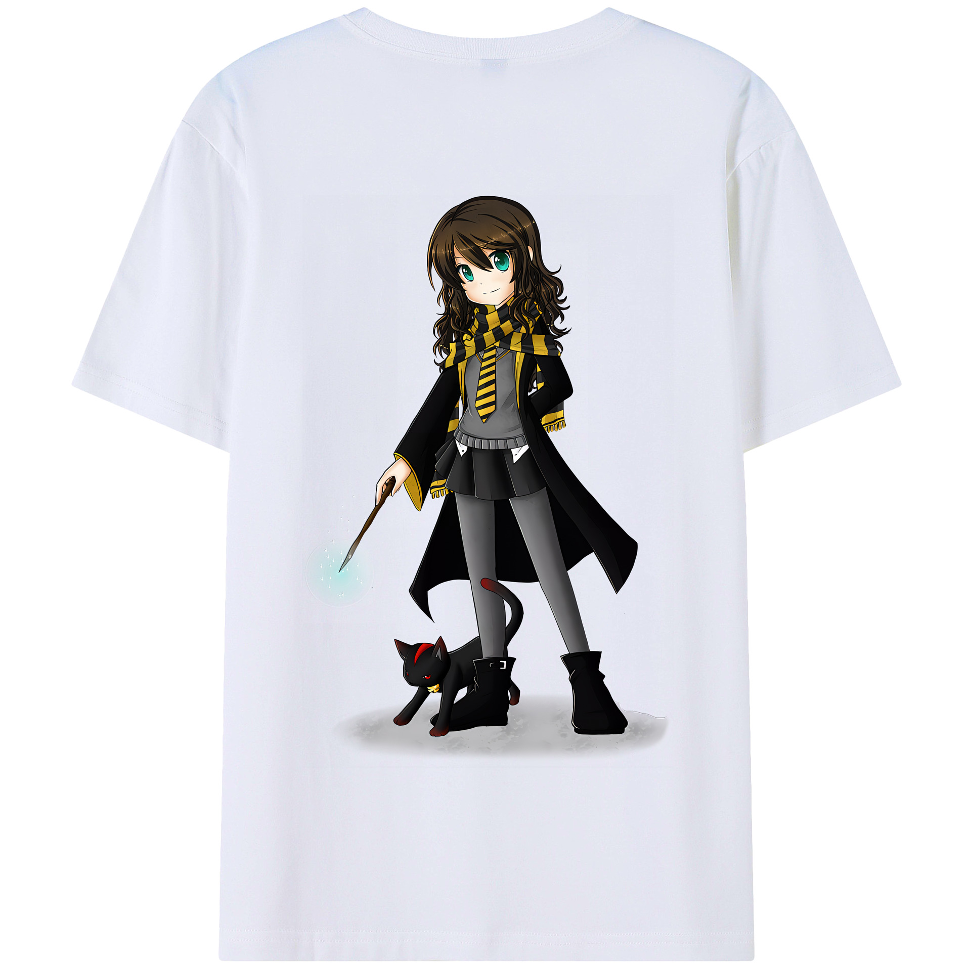 （画像用） Harry Potter ハリー・ポッターシリーズ 綿100％半袖Tシャツ（背面プリント）