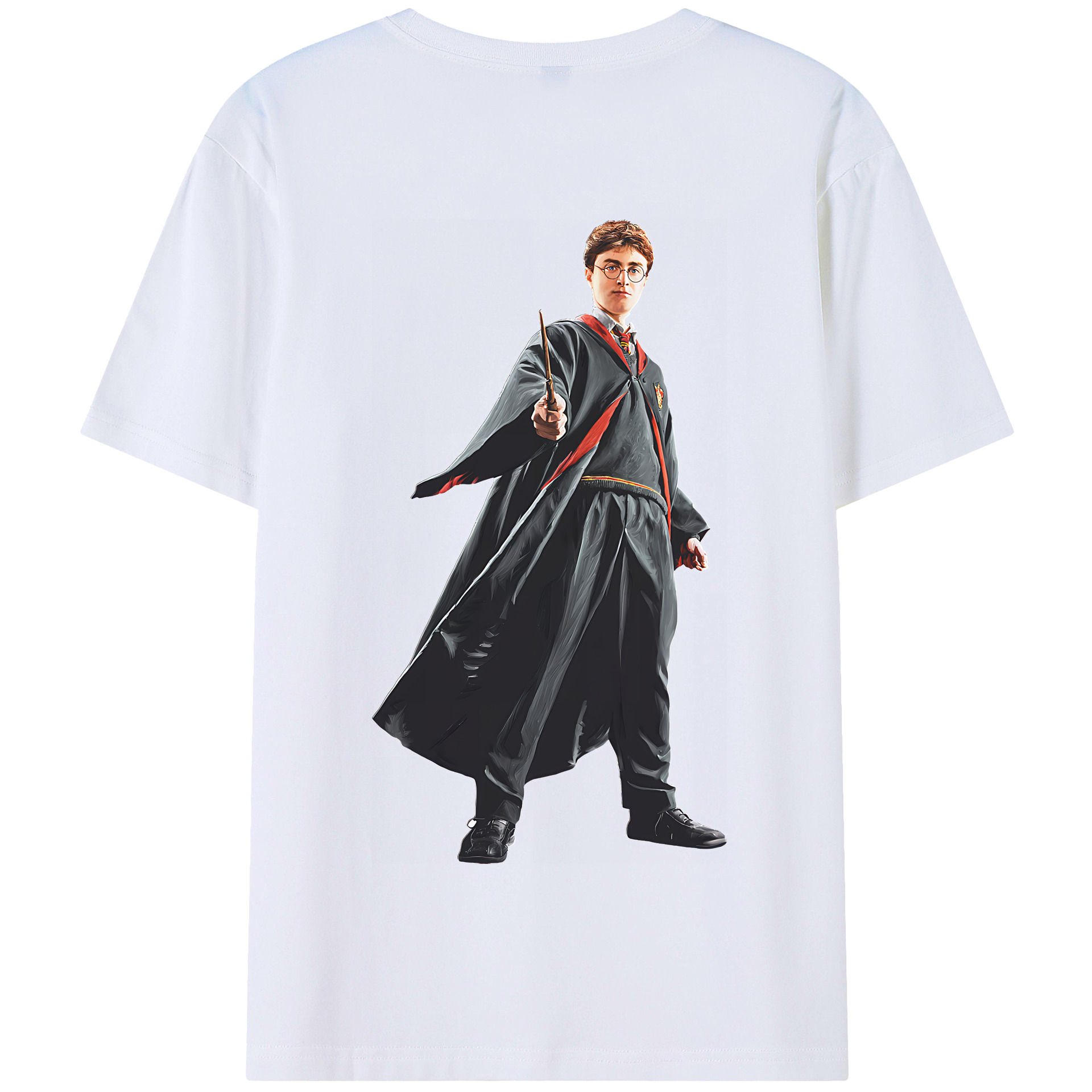 （画像用） Harry Potter ハリー・ポッターシリーズ 綿100％半袖Tシャツ（背面プリント）