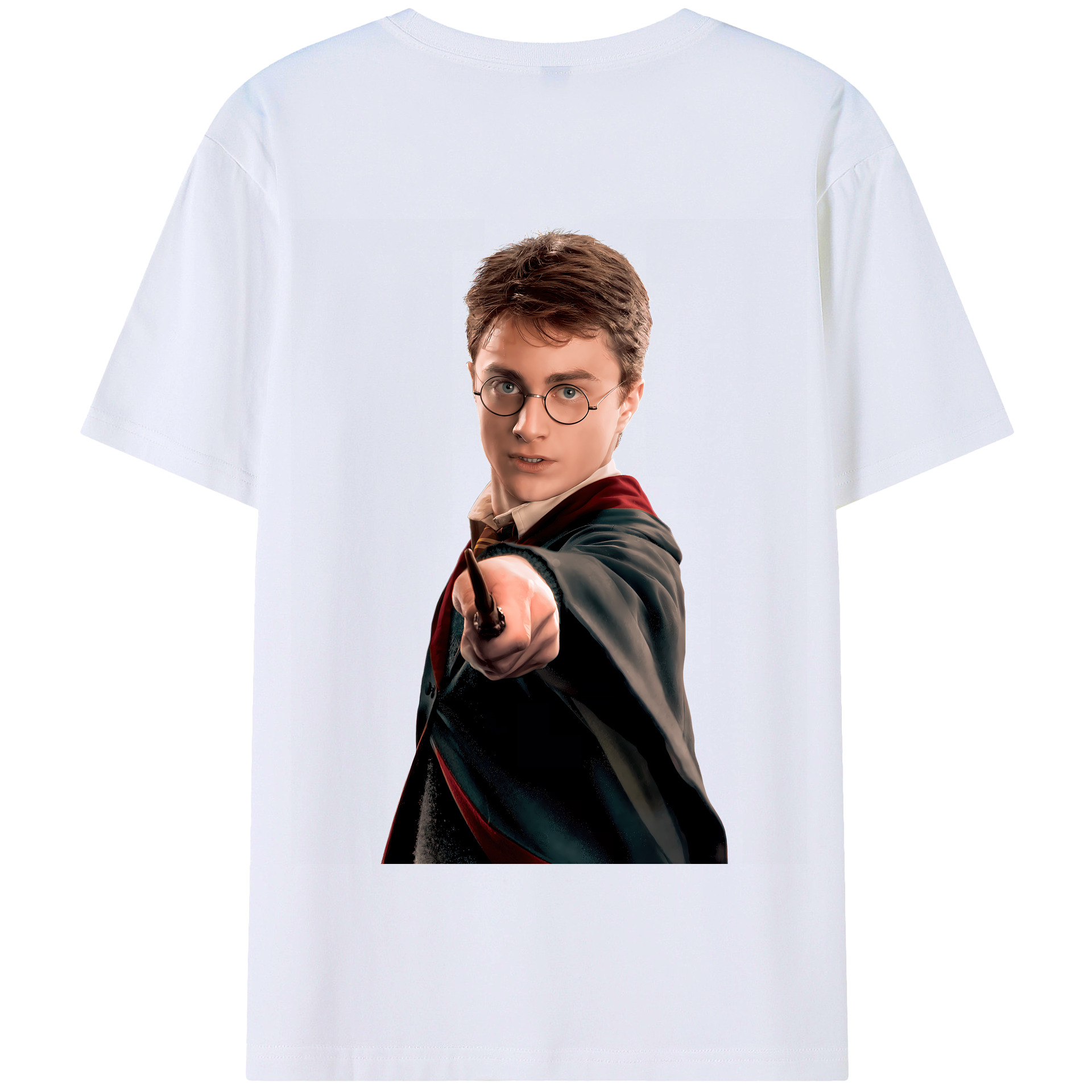 （画像用） Harry Potter ハリー・ポッターシリーズ 綿100％半袖Tシャツ（背面プリント）