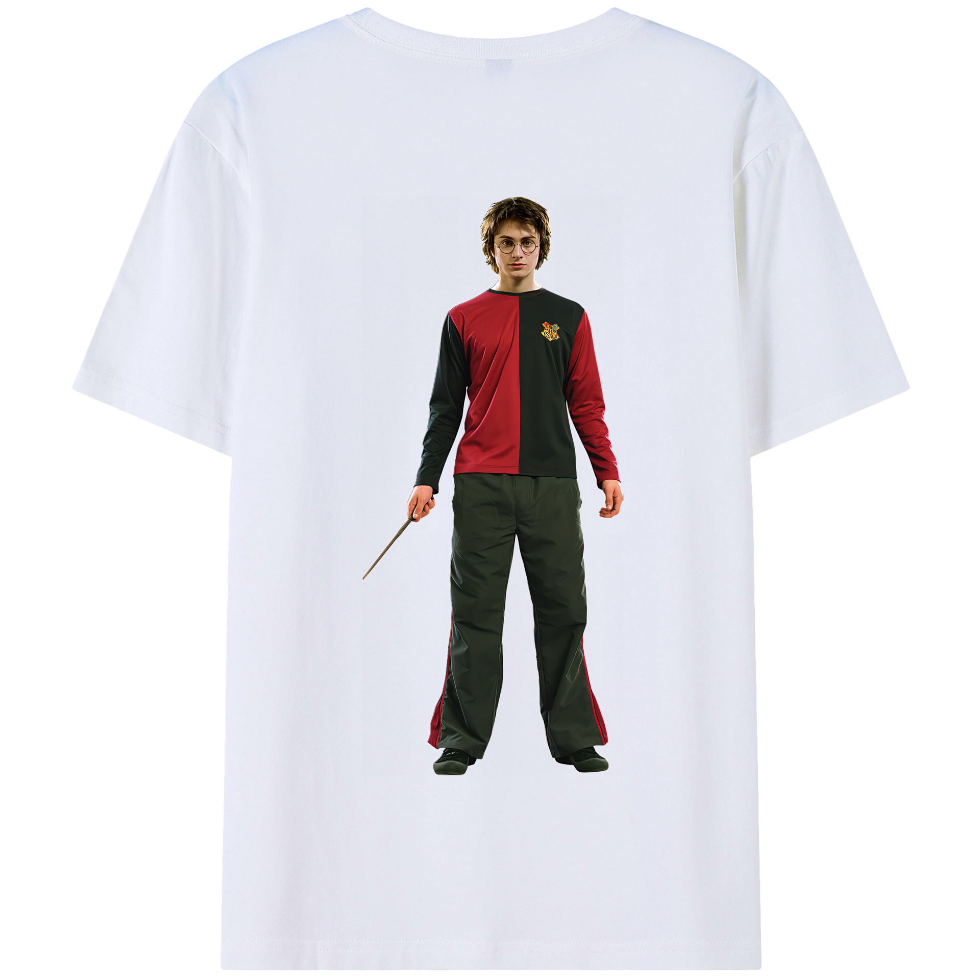 （画像用） Harry Potter ハリー・ポッターシリーズ 綿100％半袖Tシャツ（背面プリント）