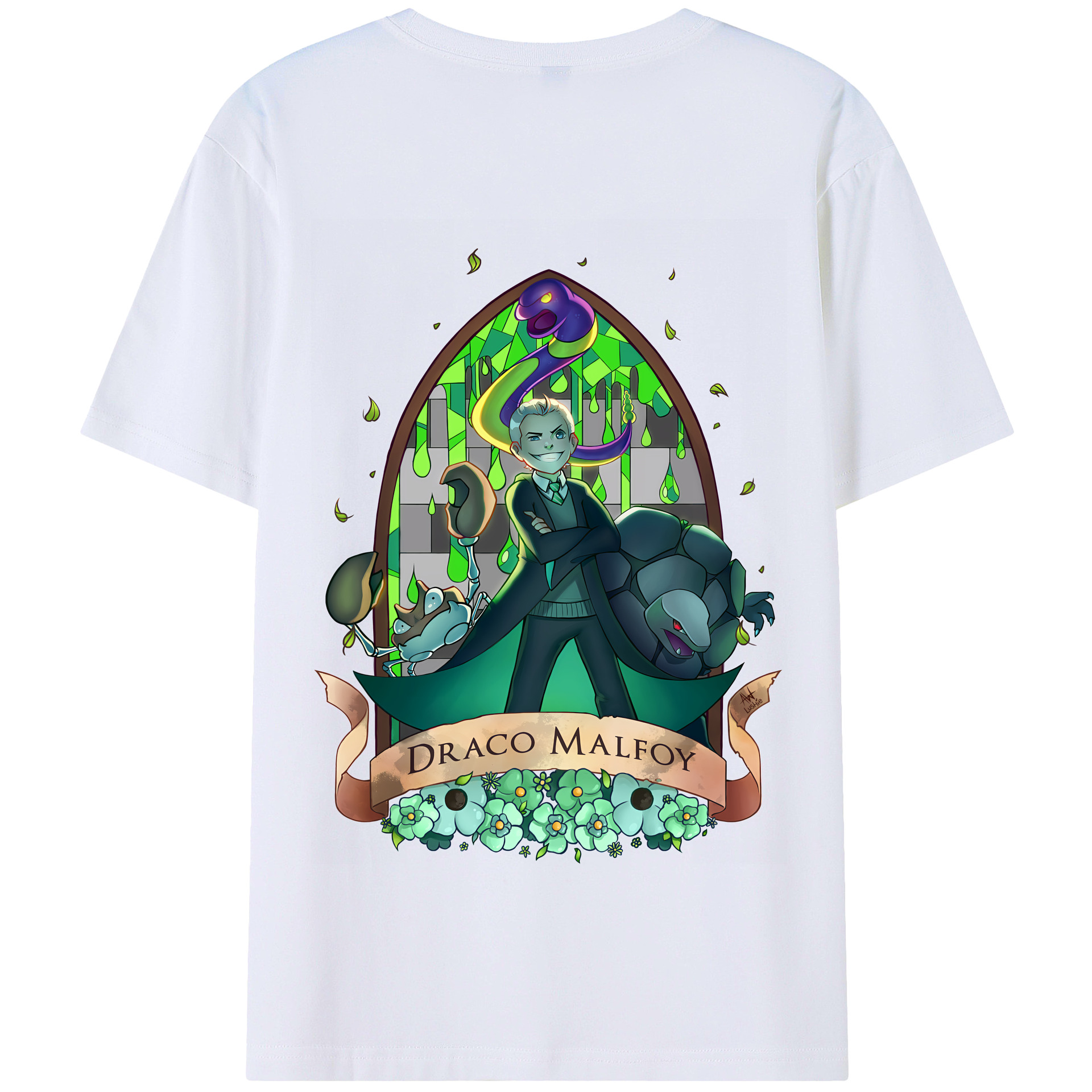 （画像用） Harry Potter ハリー・ポッターシリーズ 綿100％半袖Tシャツ（背面プリント）